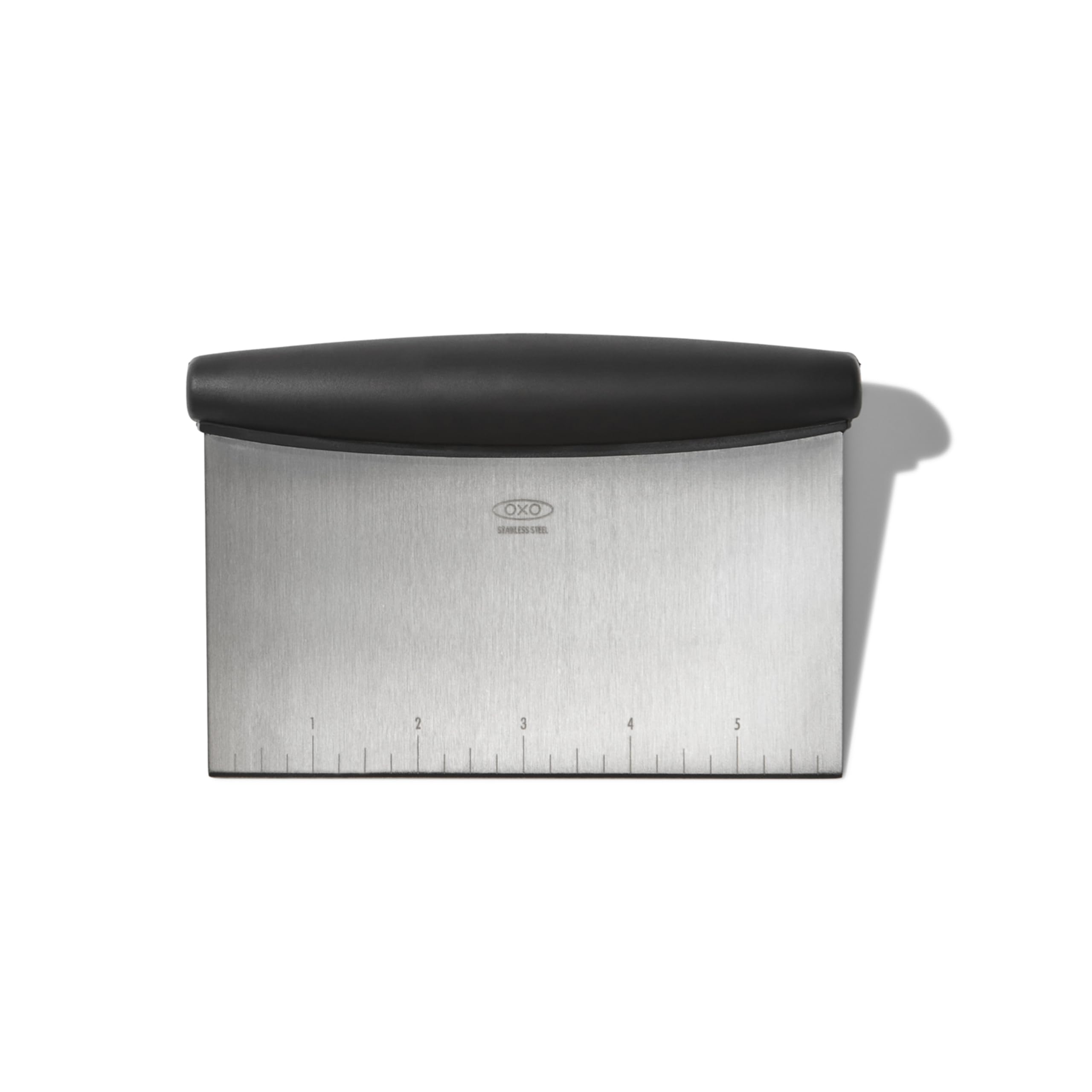 OXO Good Grips Stainless Steel Bench Scraper & Chopper, Dough Cutter for Baking