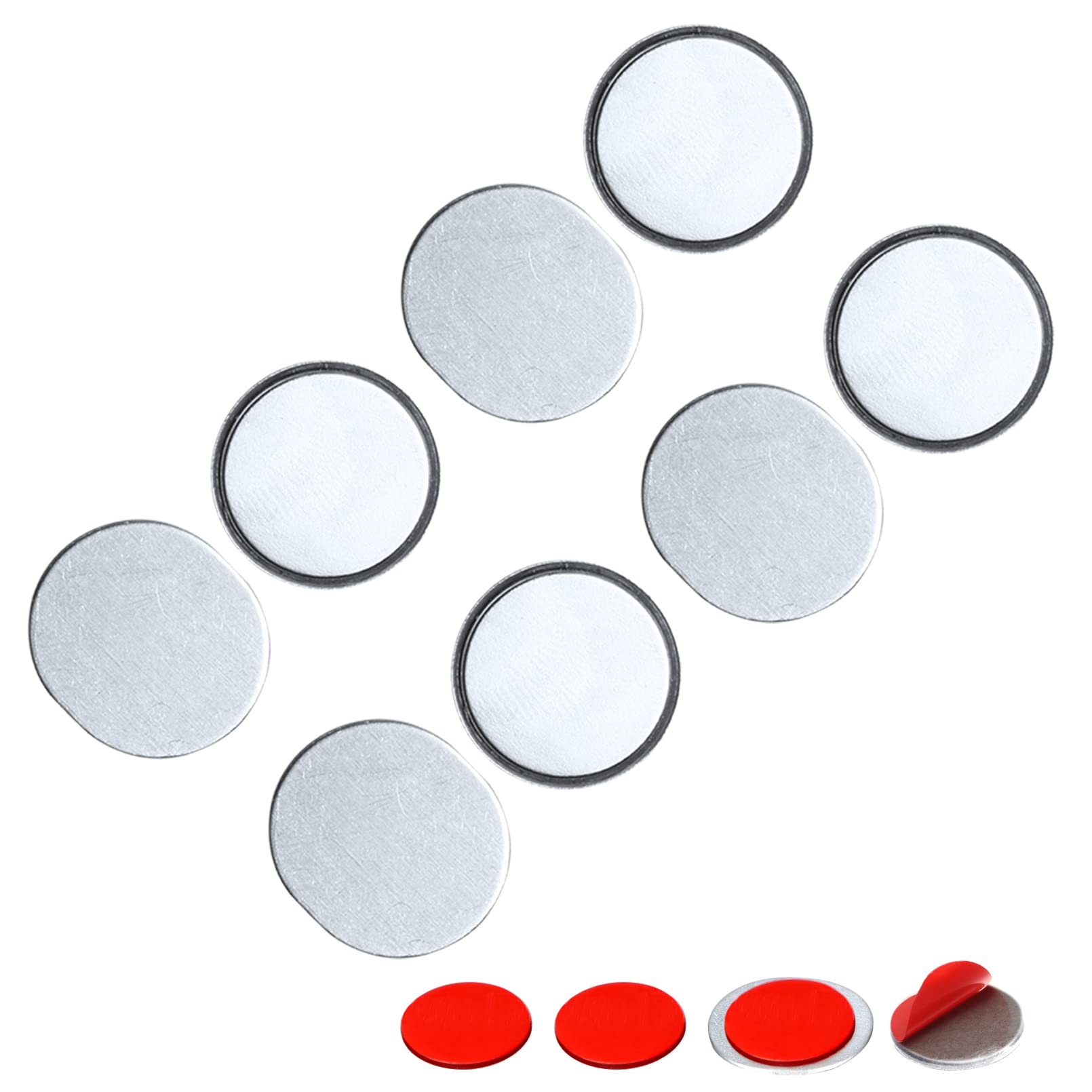 Mousike Magnetischer Türverschluss, ultradünn, für Schränke, Schubladen, aus Edelstahl, für Schiebetüren, Küchenschränke, Kleiderschränke (4 Stück)