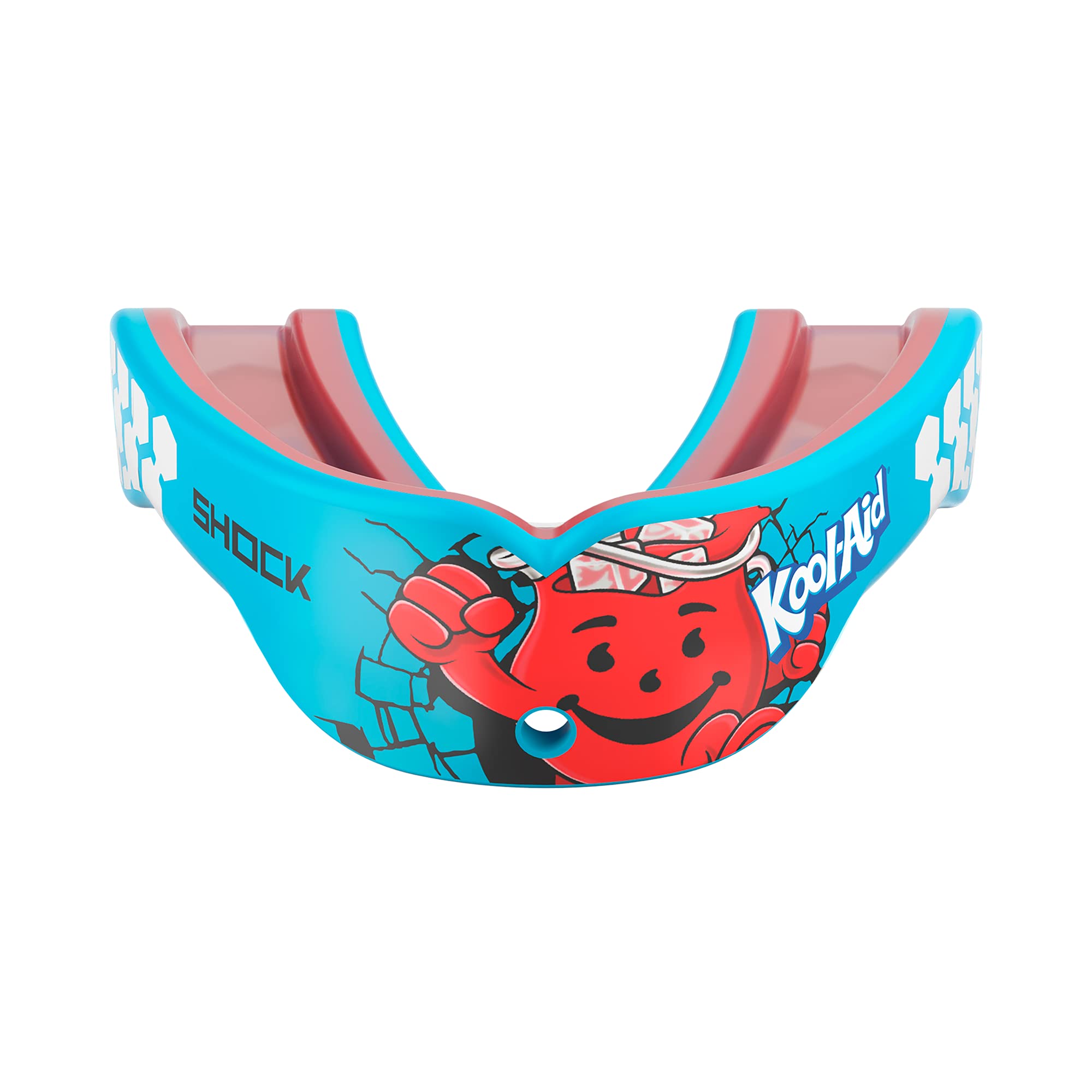Shock Doctor Mundschutz, Gel Max Power Zahnschutz, aromatisierte Mundschützer für Sport, Football, Lacrosse, Hockey, Basketball, Kool Aid Mundschutz für Jugendliche und Erwachsene