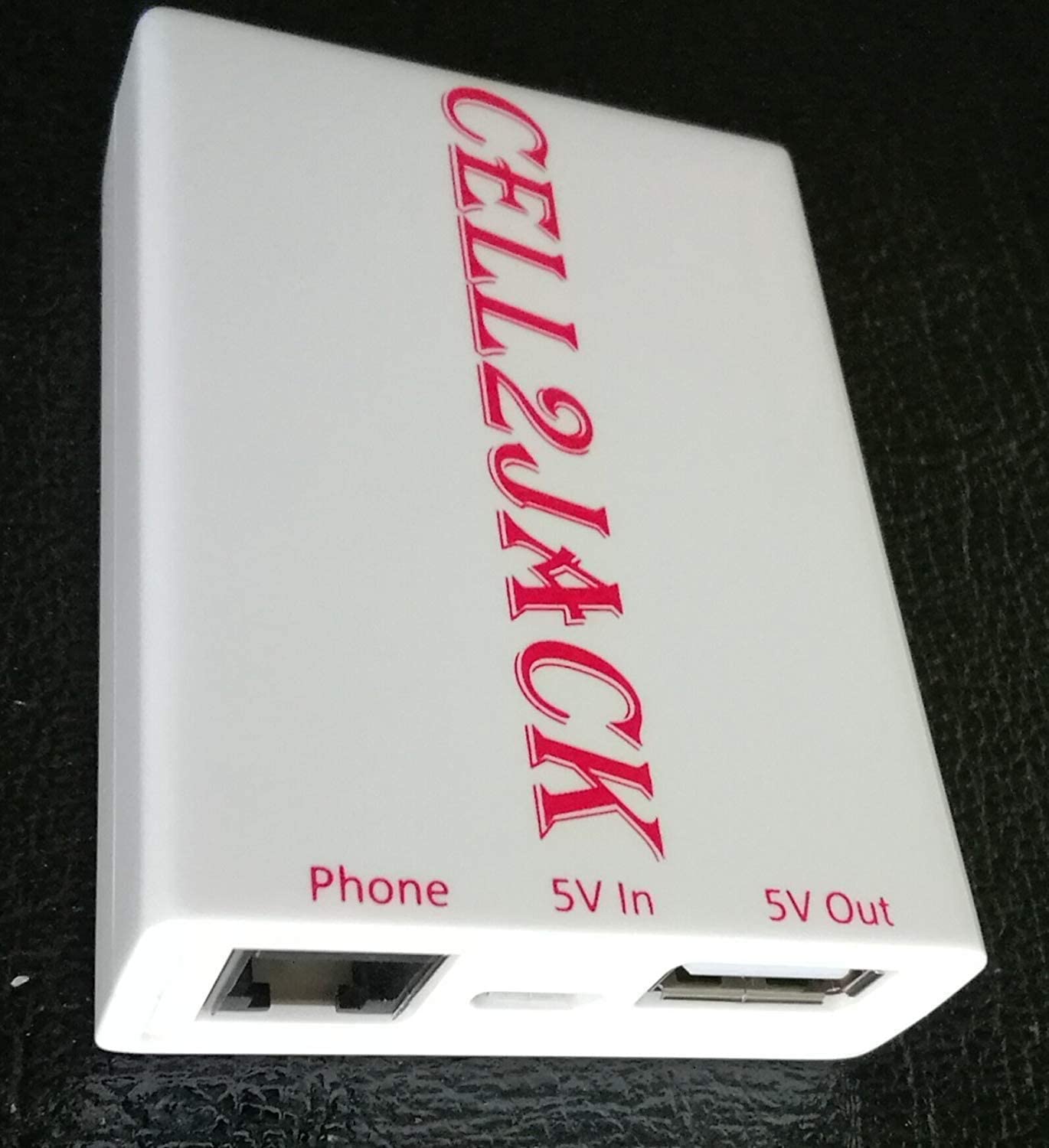 CELL2JACK - Cellphone to Home Phone Adapter, Make and Receive Cell Phone Call on Your landline Phone Free - Cell Phone to Landline Dock - Cell to Landline Converter
