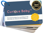 Curious Baby Award Winning 40+ Activities for Baby & Me (0-12 Months) | Developmentally-Focused and Stimulating Creative Playtime Ideas for Baby & Me | Includes Black/White High-Contrast Cards