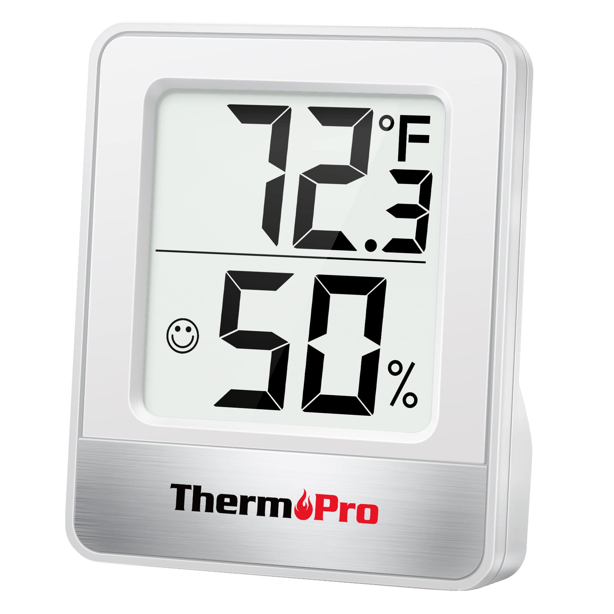 ThermoPro TP49 Digitales Hygrometer Innen-Thermometer Feuchtigkeitsmessgerät Raumthermometer mit Temperatur- und Feuchtigkeitsanzeige Mini-Hygrometer Außen