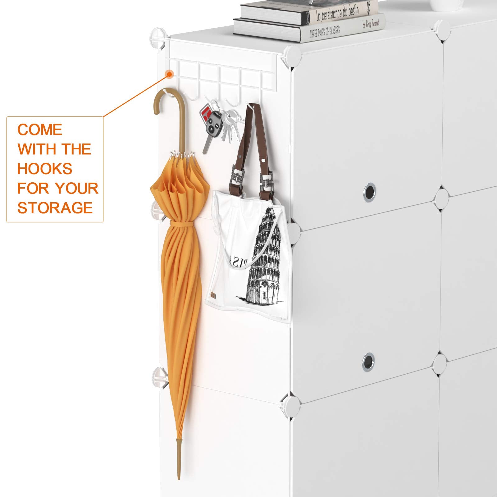 HOMIDEC Shoe Rack, 6 Tier Shoe Storage Cabinet 24 Pair Plastic Shoe Shelves Organizer for Closet Hallway Bedroom Entryway