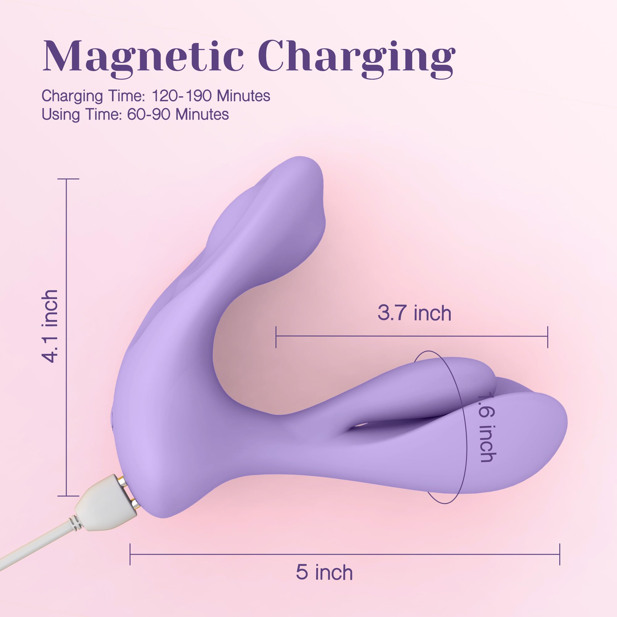 Tracy's Dog Adult Sex Toys - Clitoral Grinding G Spot Rotating Vibrator for Dual Stimulation, Remote Control Wearable Vibrators with 3 Rotating and 10 Vibration Modes for Women Couple Play