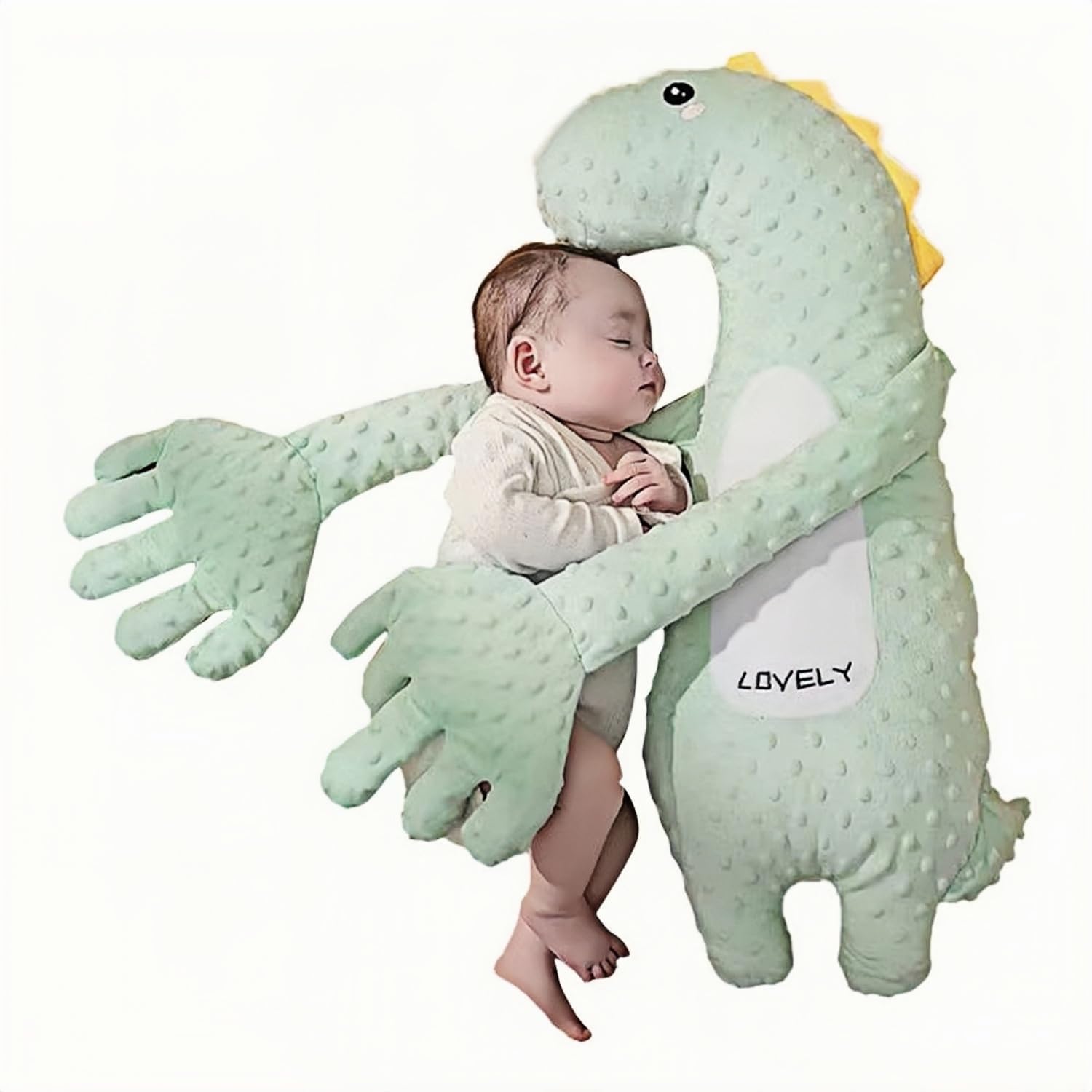 Baby Patter zum Einschlafen, Baby-Schreckreflex-Präventions-Schlafhilfebegleiter, beruhigendes klopfendes Schlafspielzeug mit beruhigendem Handflächenpad, 3 einstellbare Stufen Simulation des automatischen Handflächenklopfens einer Mutter (K)