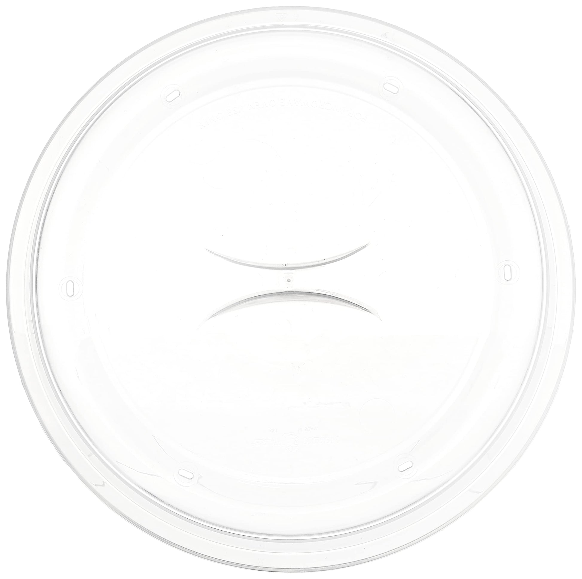 Nordic Ware BPA-free and Melamine Free Plastic Splatter Microwave Cover, 10-Inch (Set of 2), Clear