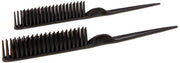 CocoBlack Naturals 3-reihiger Stylingkamm zum Entwirren, Definieren und Trennen von Locken (Schwarz)