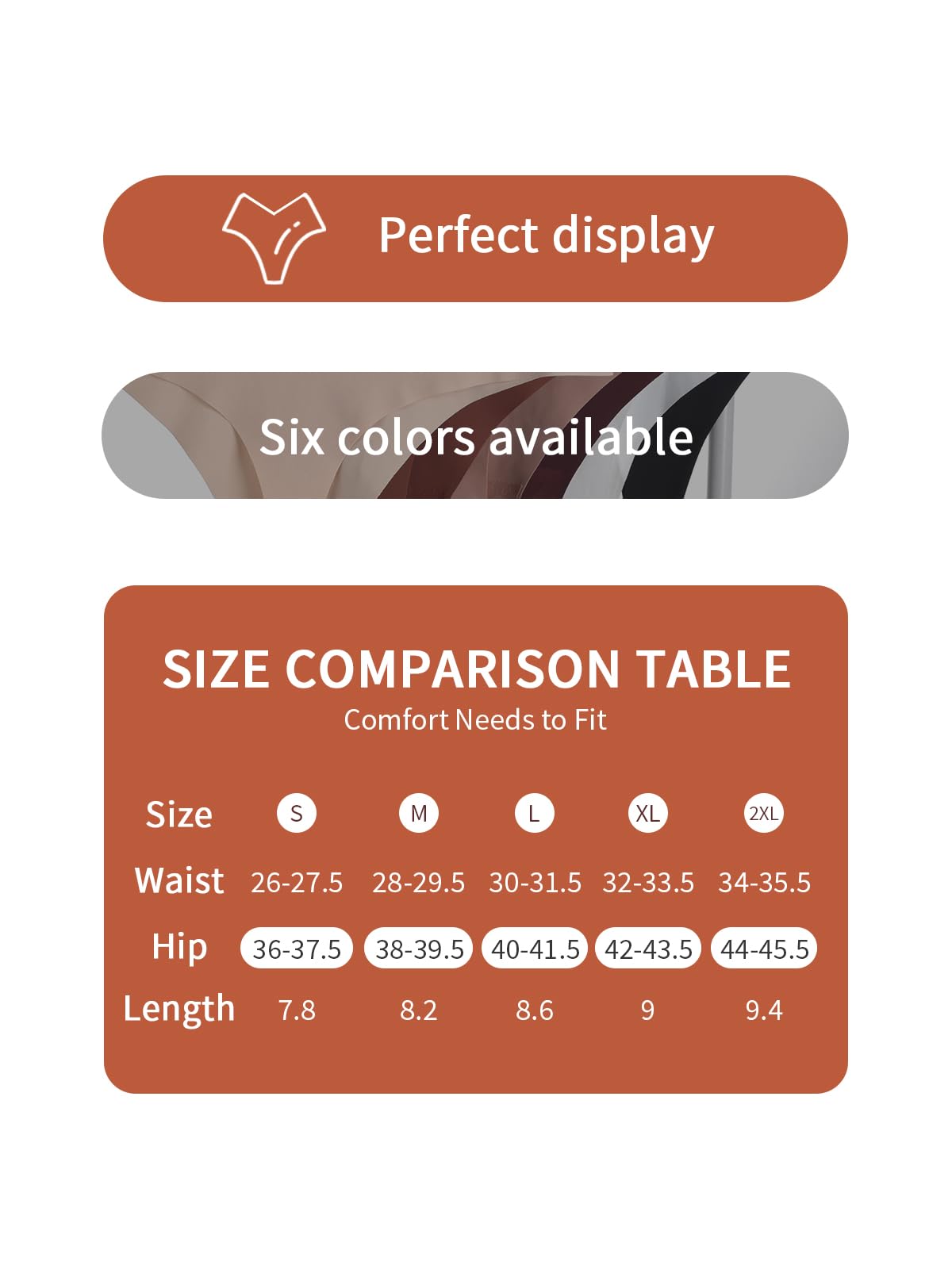 Hellopopgo Seamless Thongs For Women V-waisted No Show Thong Seamless Panties Breathable Comfortable Underwear Womens 6-Pack,S