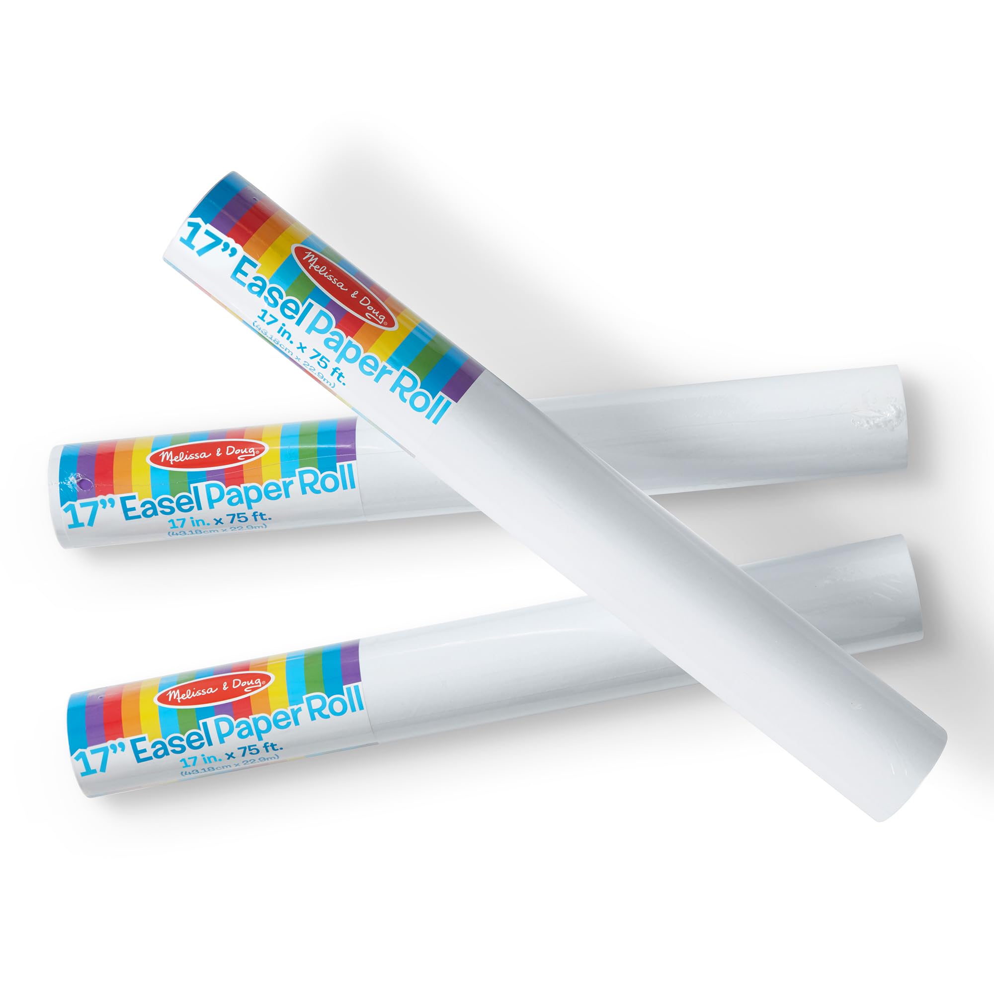 Melissa & Doug Deluxe Staffelei Papierrolle Ersatz (43 cm x 22,86 m) – 3er-Pack – FSC-zertifiziert