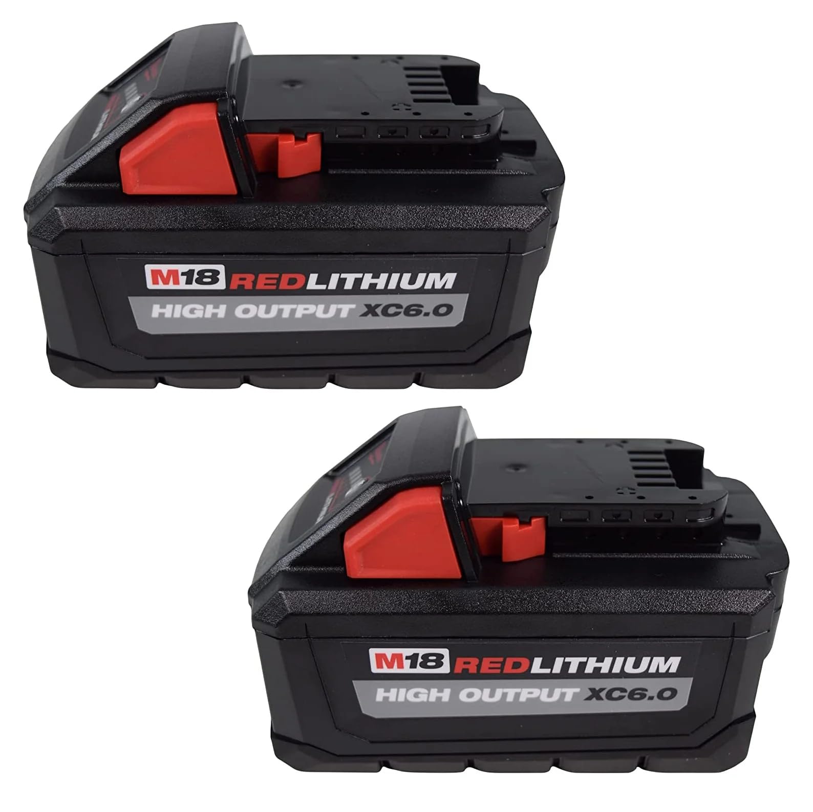 MilwaukeeTool 48-11-1862 M18 Lithium-Ionen High Output 6.0Ah Akku (2er-Pack)
