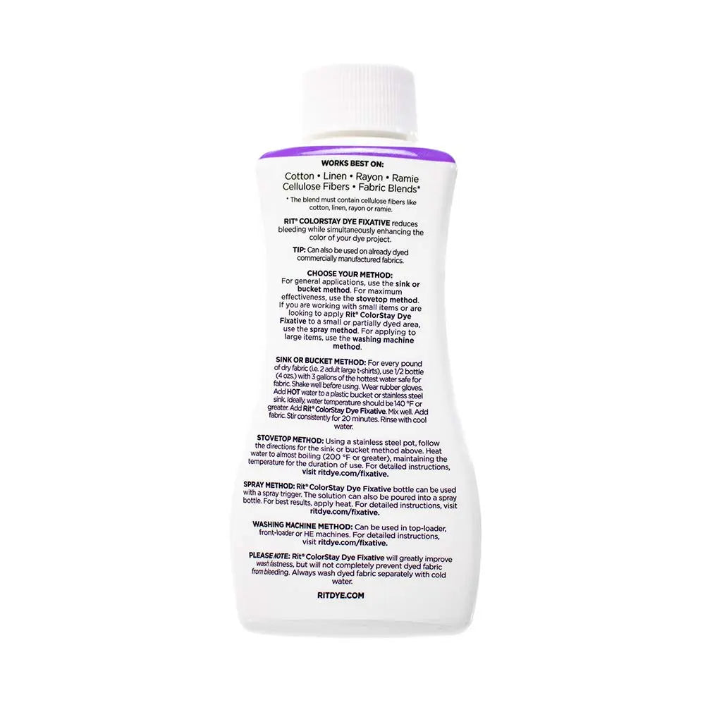 Rit Dye – 8 Oz. Liquid Fabric Dye for Clothing, Décor, and Crafts – Fixative Dye (1 Pack)