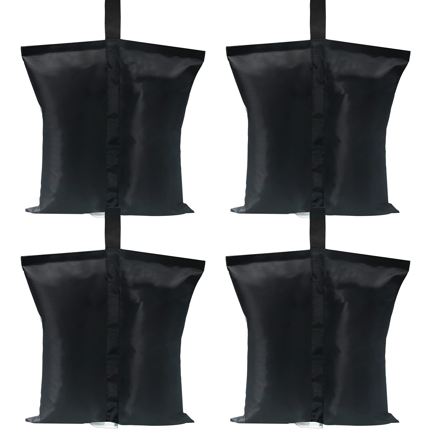 ABCCANOPY Gewichte für Pavillons 54 kg Sandtaschen für Zelte, 4er-Pack (Schwarz)