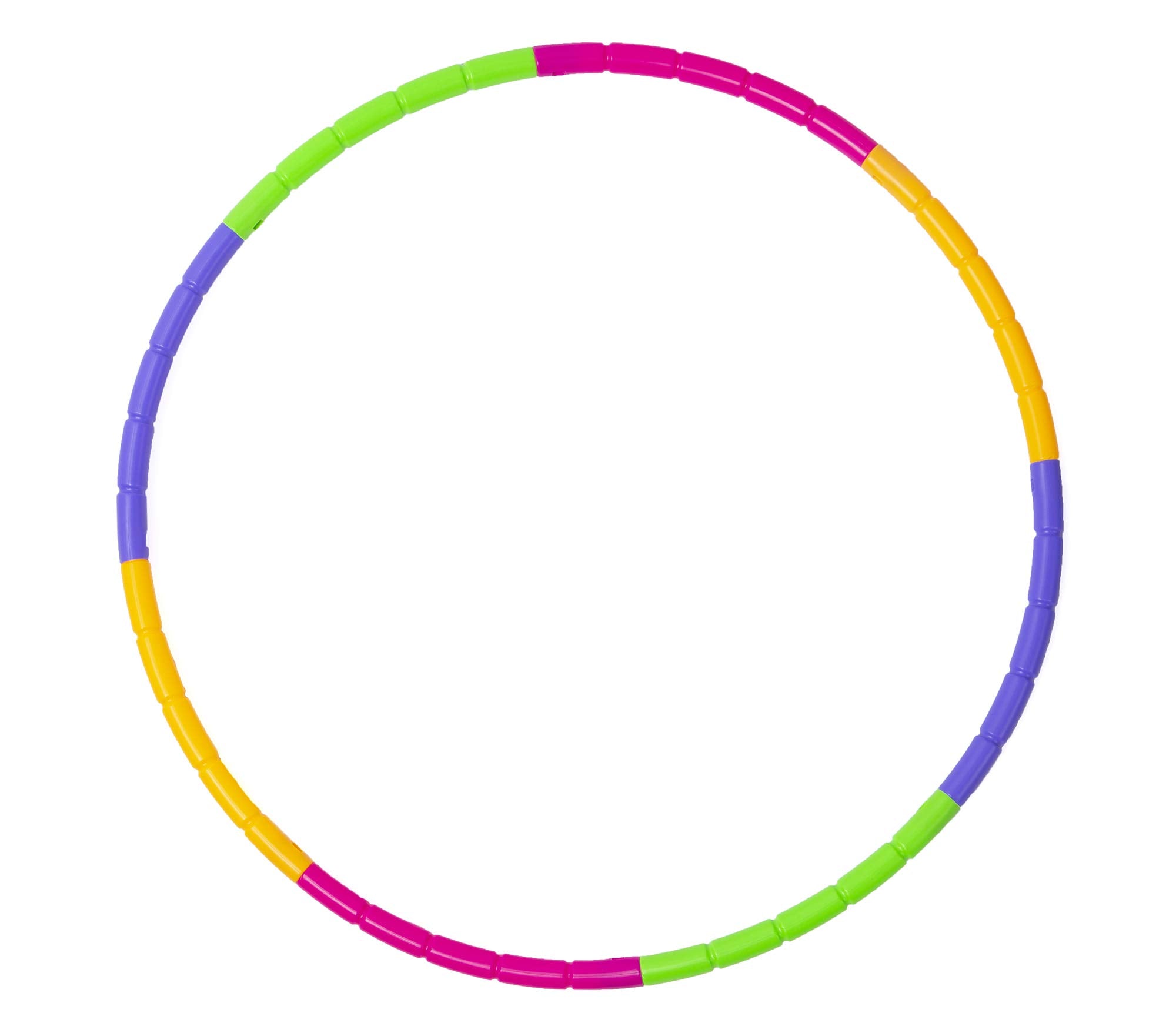 Kids Exercise Hoop Detachable & Size Adjustable Hoola Hoop Professional Hoola Rings for Kids Party Games