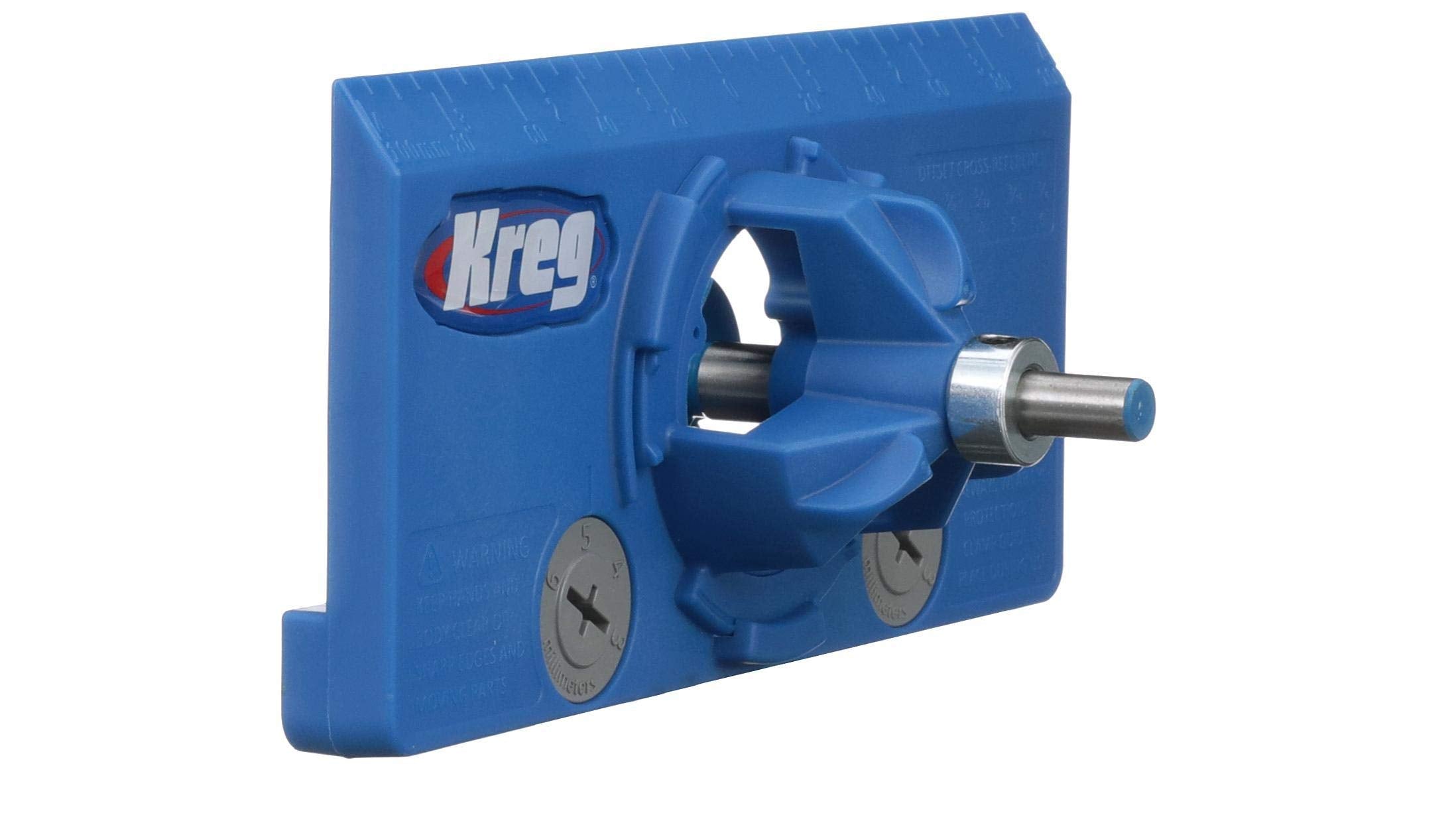 Kreg KHI-HINGE Concealed Hinge Jig – Precision Cabinet Door Hinge Tool – Drill Guide for Concealed (Euro) Cabinet Hinge Installation – Adjustable Boring Jig – 35mm cup-style concealed hinges