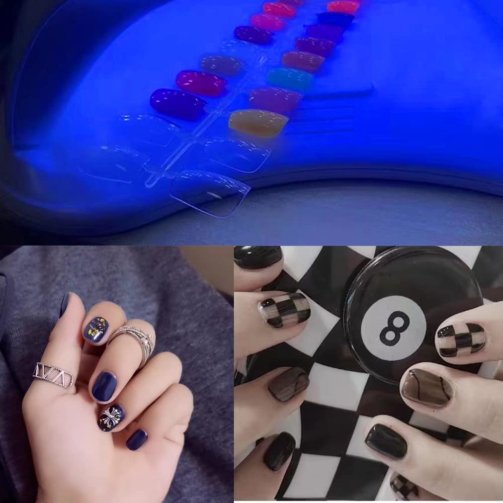 ZOELASS Upgraded Big Chip 395nm UV LED Black Light fixtures with Gooseneck and clamp for UV Gel Nail and Ultraviolet Curing, Portable Blacklight 5V USB Input (Black 2W)