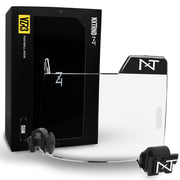 Nxtrnd VZR3 Football Visor, Curved Lens Technology, Fits Adult & Youth Football Helmets (Clear)