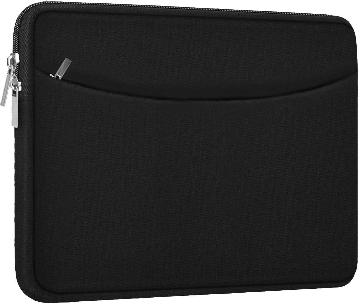 Laptop Sleeve Case 14 inch, Shockproof Protective Laptop Cover Briefcase Carrying Computer Bag with Accessory Pocket Portable Computer Sleeve for 14" MacBook, HP, Dell, Lenovo, Acer, Black