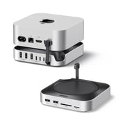 UGREEN Mac mini M4 Dock & Stand with NVMe SSD Enclosure, 3 USB A 10Gbps, USB C Data Port, SD Card Reader for Mac mini M4/ M4 Pro