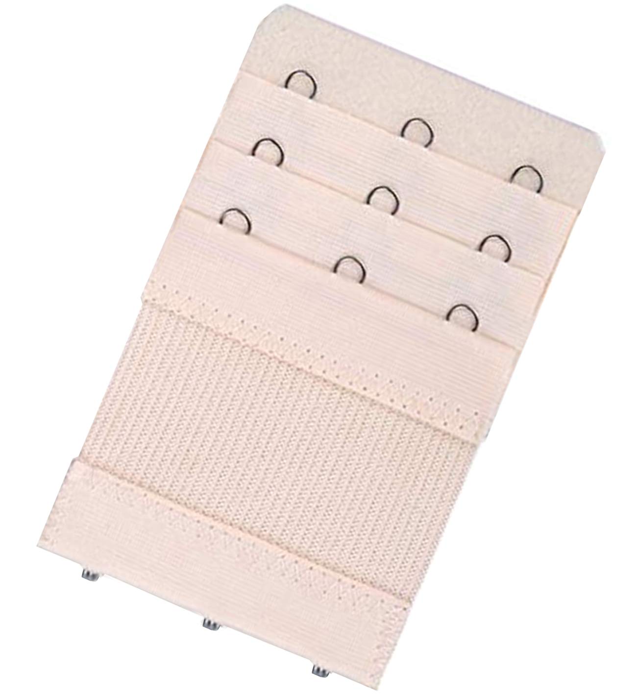 KTOBTEL Bra Extender 3 Hooks 3 Rows Elastic Bra Band Hook Strap Extensions for Women, Pack of 4 (Multicolor)