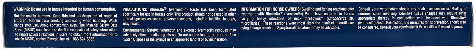 Ivermectin Paste Horse Wormer (1.87 Ivermectin) - 6 DOSES, Model: , Home & Outdoor StoreQ