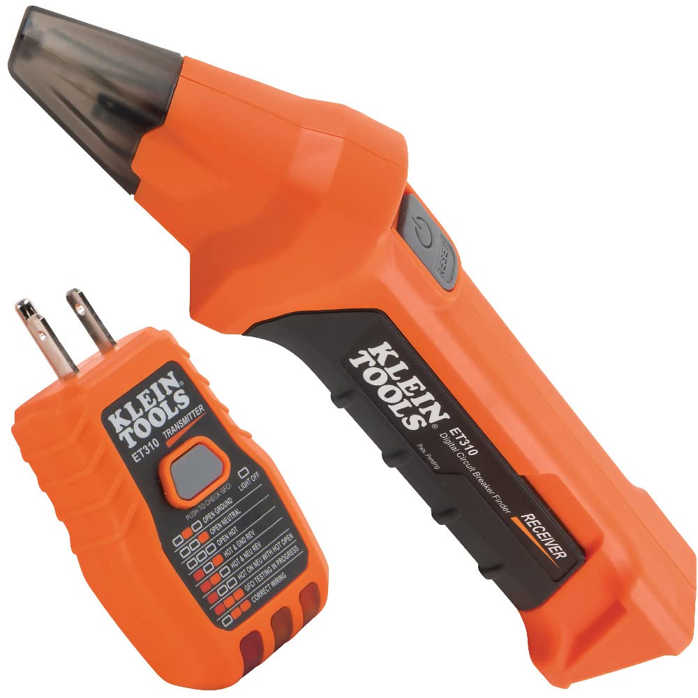Klein Tools ET310 FI/LS-Schalterfinder, Elektrik- und Spannungstester mit integriertem GFCI-Steckdosentester