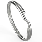 Key Ring/Key Chain, 50 Pack 3/4 inches 20mm Split Round Metal Silver Keyring for Home/Car/Outdoor/Arts/Lanyards/CraftsKeys Organization