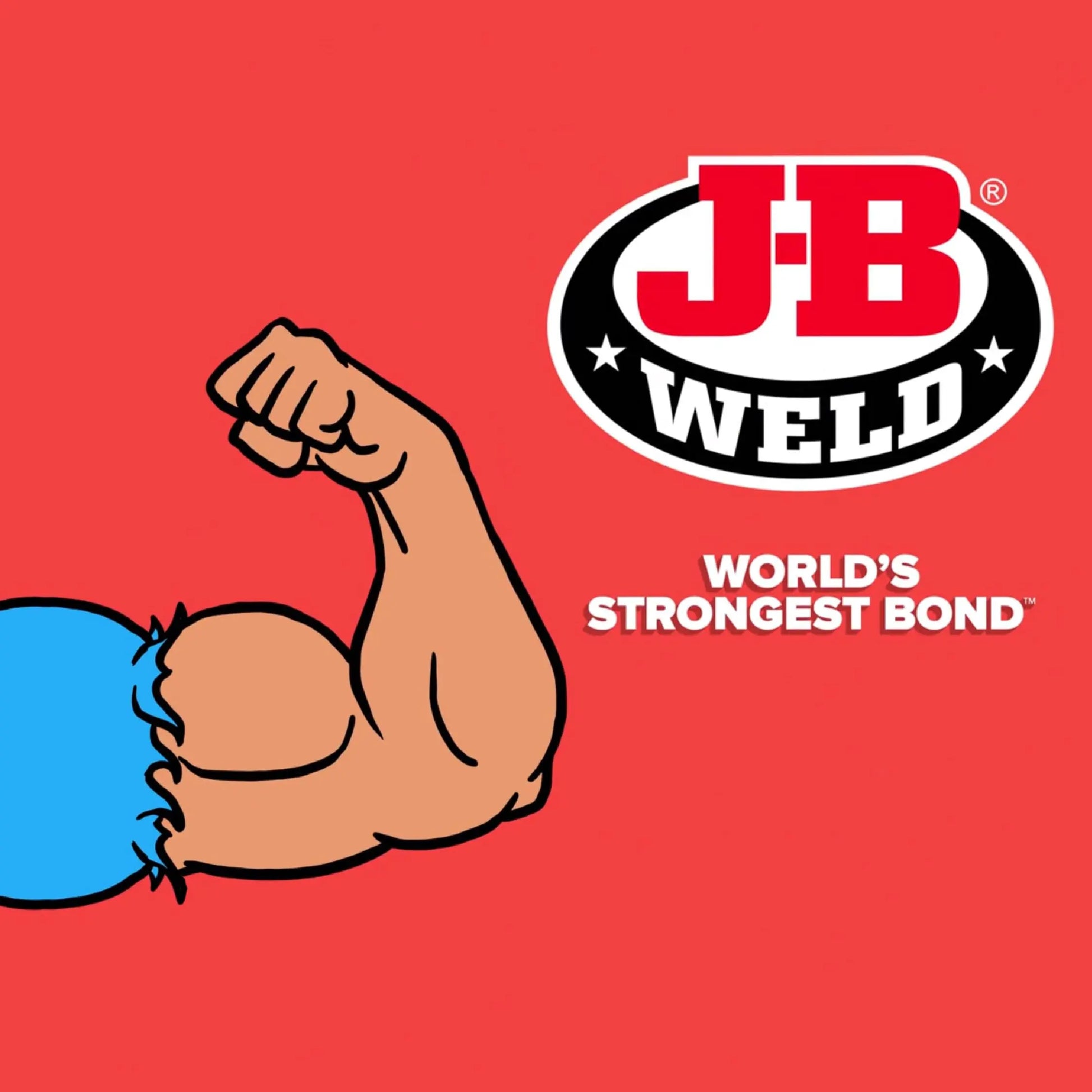 J-B Weld 8237 PlasticWeld Plastic Repair Epoxy Putty - 2 oz.