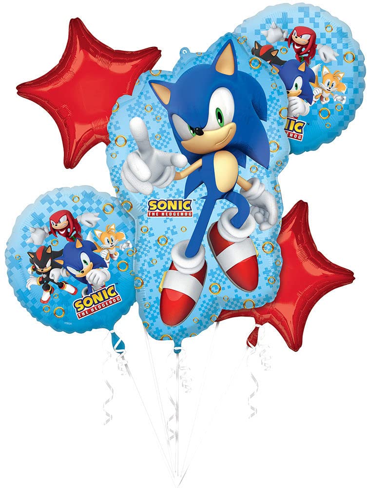 Anagram Sonic The Hedgehog Blumenstrauß Ballons