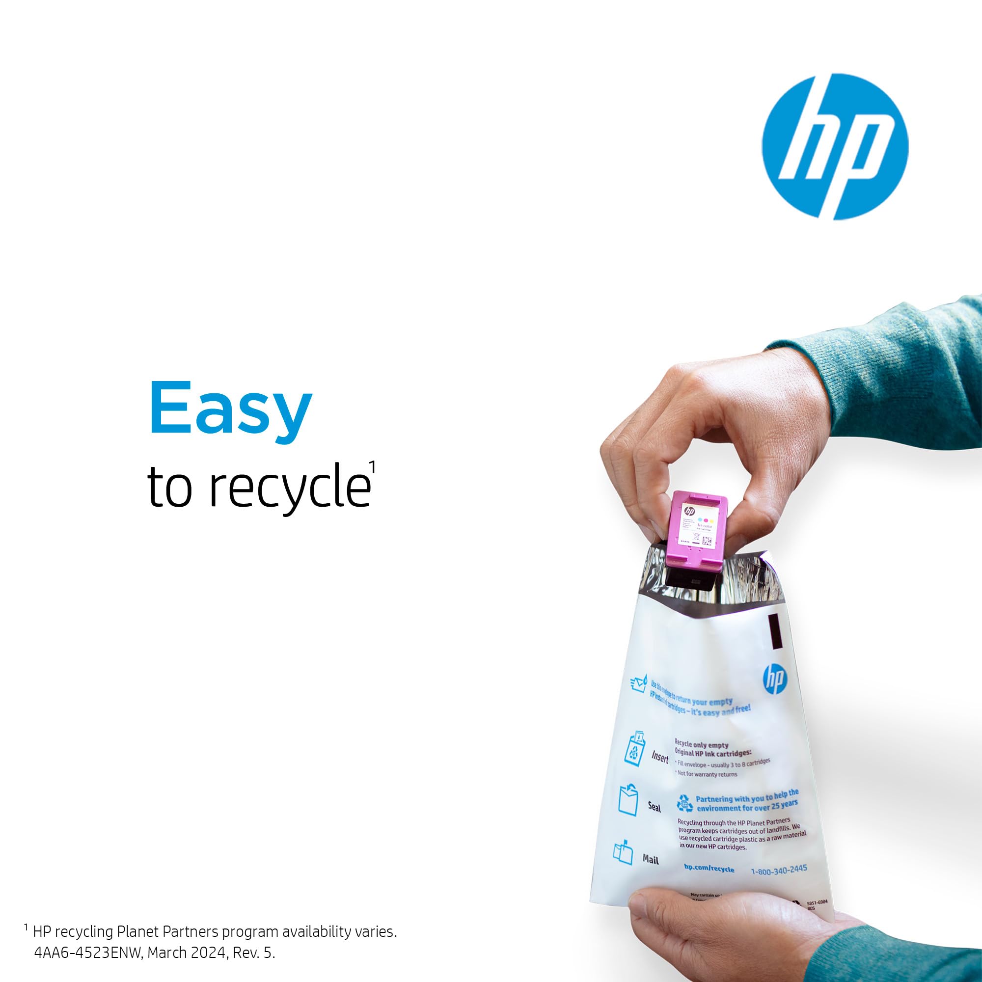 HP 933 Cyan, Magenta, Yellow Ink Cartridges for HP Printers | Works with Printer Series: OfficeJet 6100, 6600, 6700, 7110, 7510, 7610 | N9H56FN