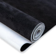 Hiksuky Suede Auto Headliner Fabric 98" L x 60" W with Foam Backing - Black Interior Replacement Material for Car/Truck/SUV/RV Roof, Tube Packaging - Home Repair/DIY Headliner Material