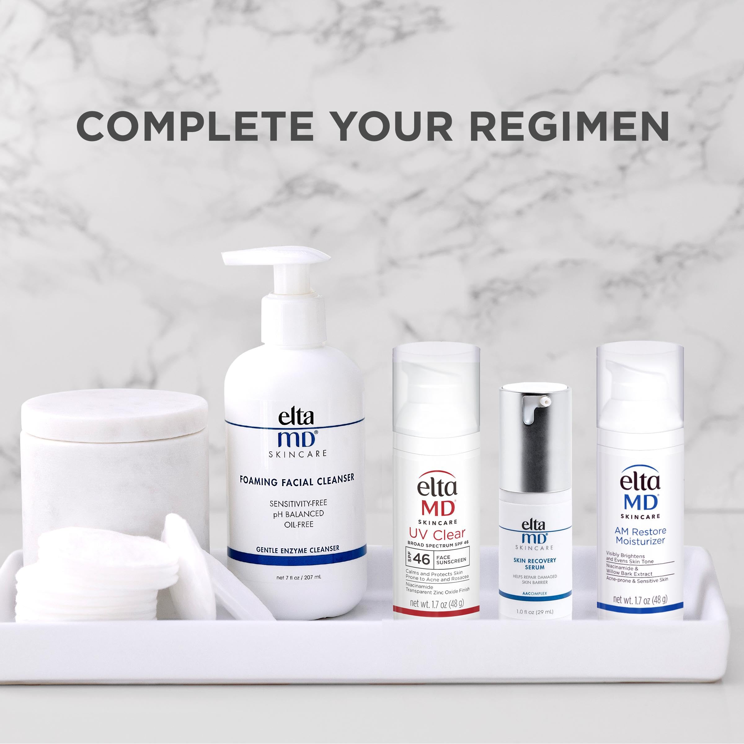 EltaMD UV Clear Face Sunscreen SPF 46, Oil Free for Face with Zinc Oxide, Dermatologist Recommended Sunscreen Lotion, For Acne-Prone Sensitive Skin, 1.7 oz Pump