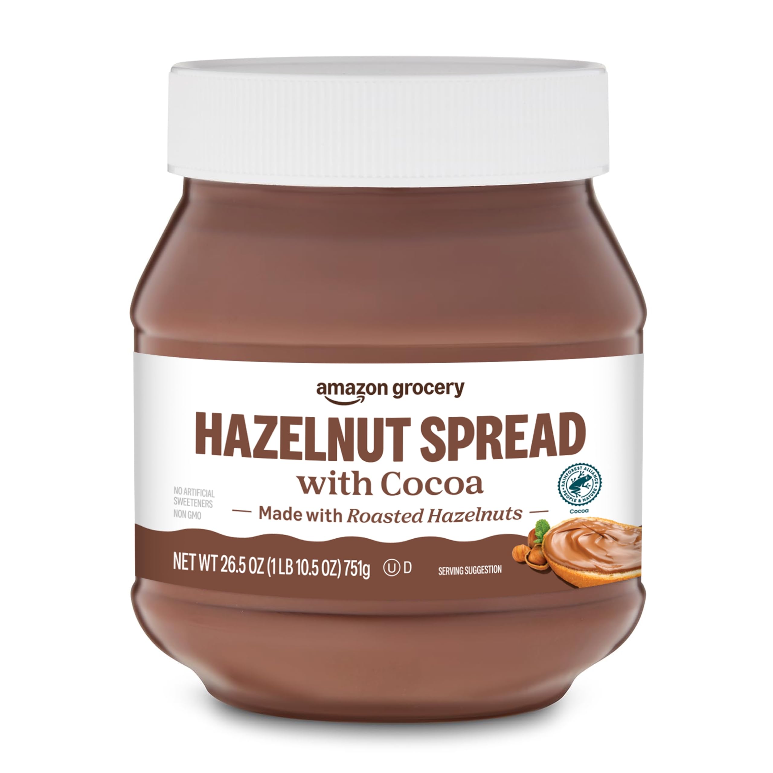 Grocery, Hazelnut Spread With Cocoa, 26.5 Oz (Previously Fresh, Packaging May Vary)