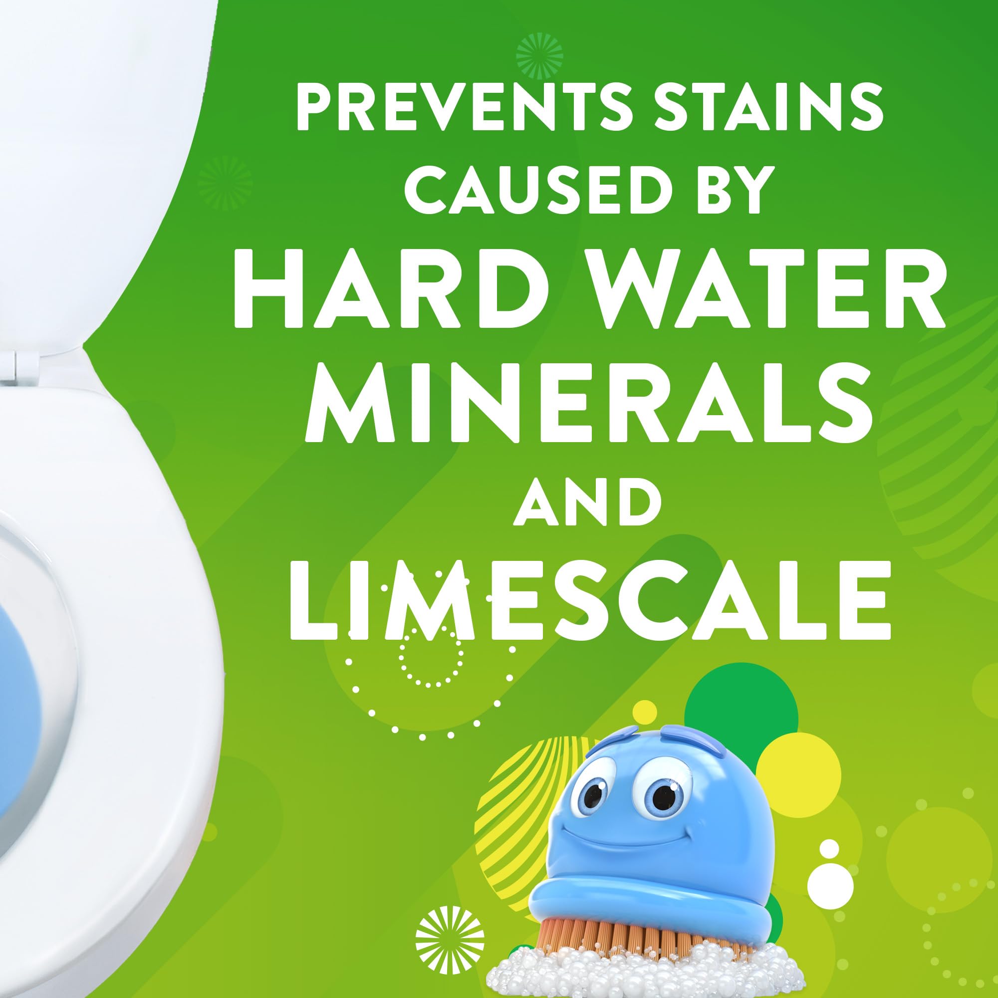 Scrubbing Bubbles Toilet Bowl Tablets, Continuous Clean Toilet Drop In Discs, Each Tablet Provides 4 Weeks of Protection Against Stains and Build Up, 5 Count (Pack of 1)