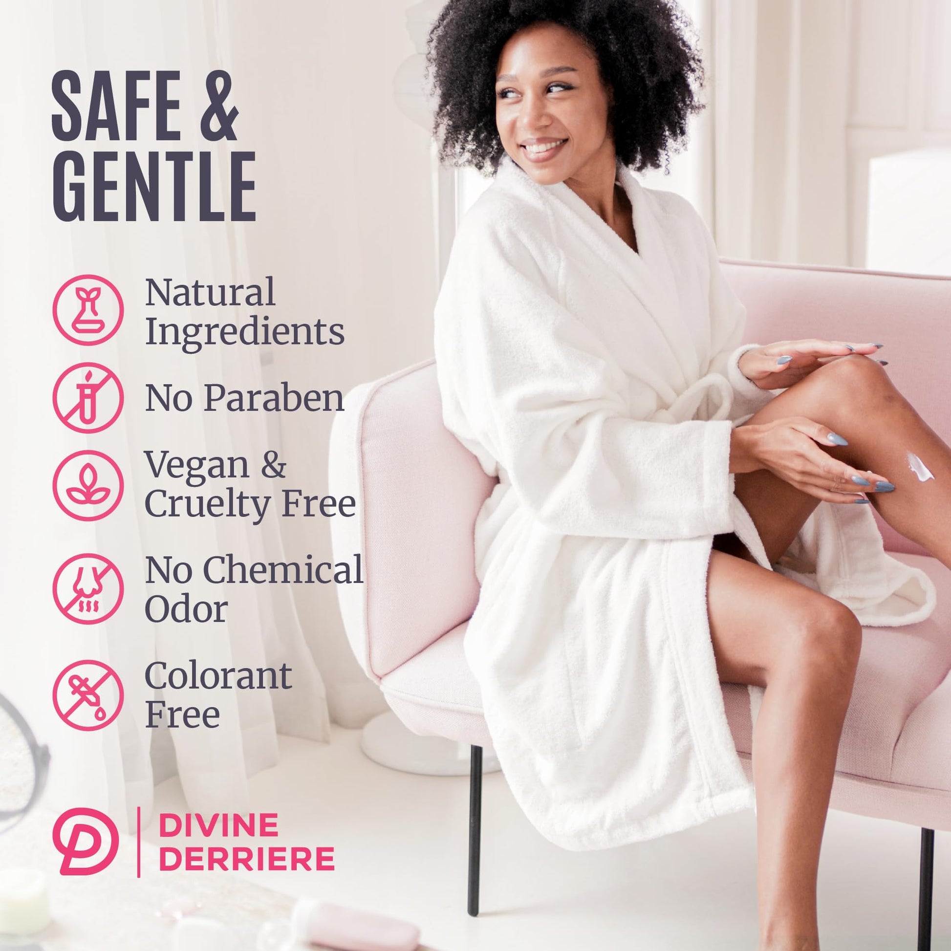 Divine Derriere Intimate Dark Spot Remover for Body, Face, Bikini and Sensitive Areas - Dark Spot Corrector Cream for Intimate Areas Contains Mulberry Extract, Alpha Arbutin, Peptide