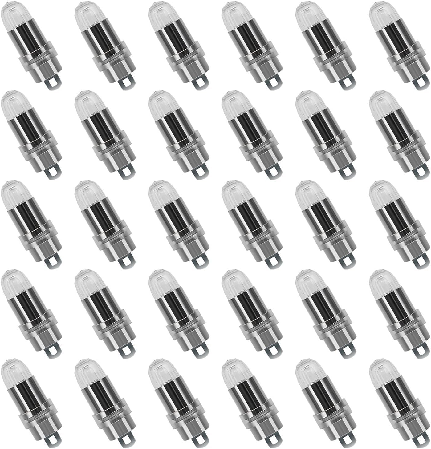 30x batteriebetriebene LED-Partylichter, saisonale Beleuchtung für Ballons, Papierlaternen, wasserdicht – Warmweiß
