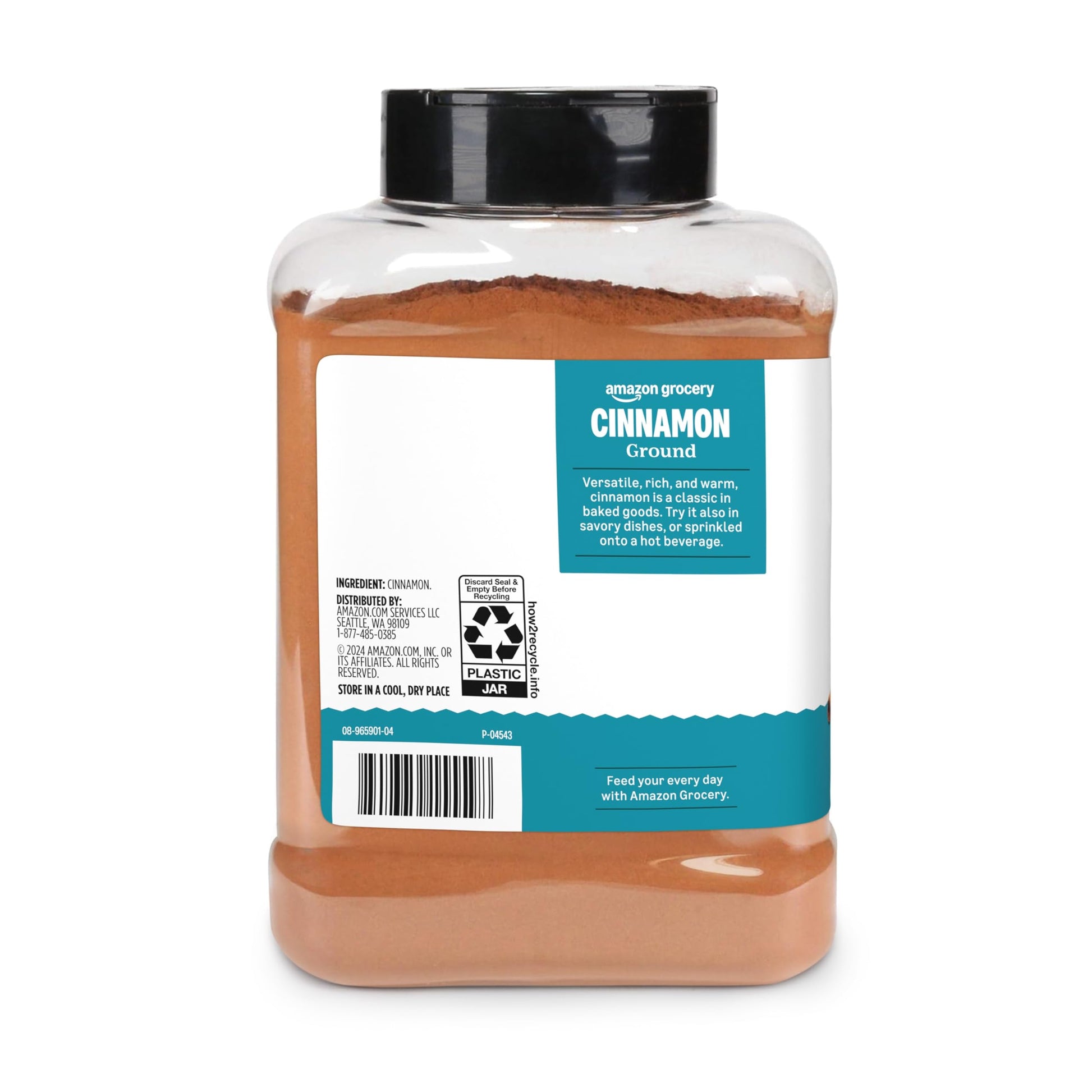 Amazon Grocery, Ground Cinnamon, 15 Oz (Previously Happy Belly, Packaging May Vary)
