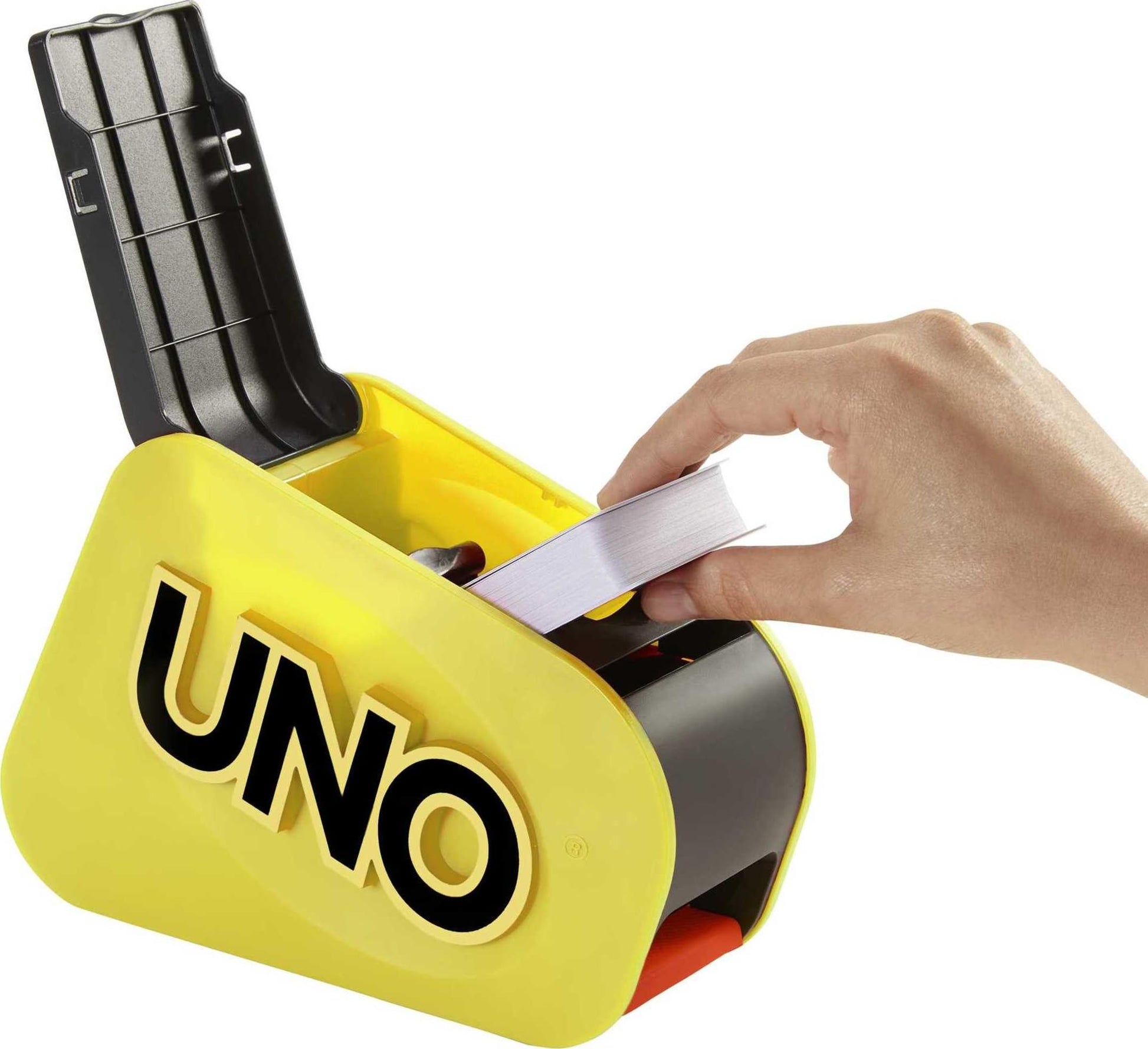Mattel Games UNO Attack Game with Card Launcher Featuring Lights & Sounds, Plus Mega Hit Rule (Amazon Exclusive)