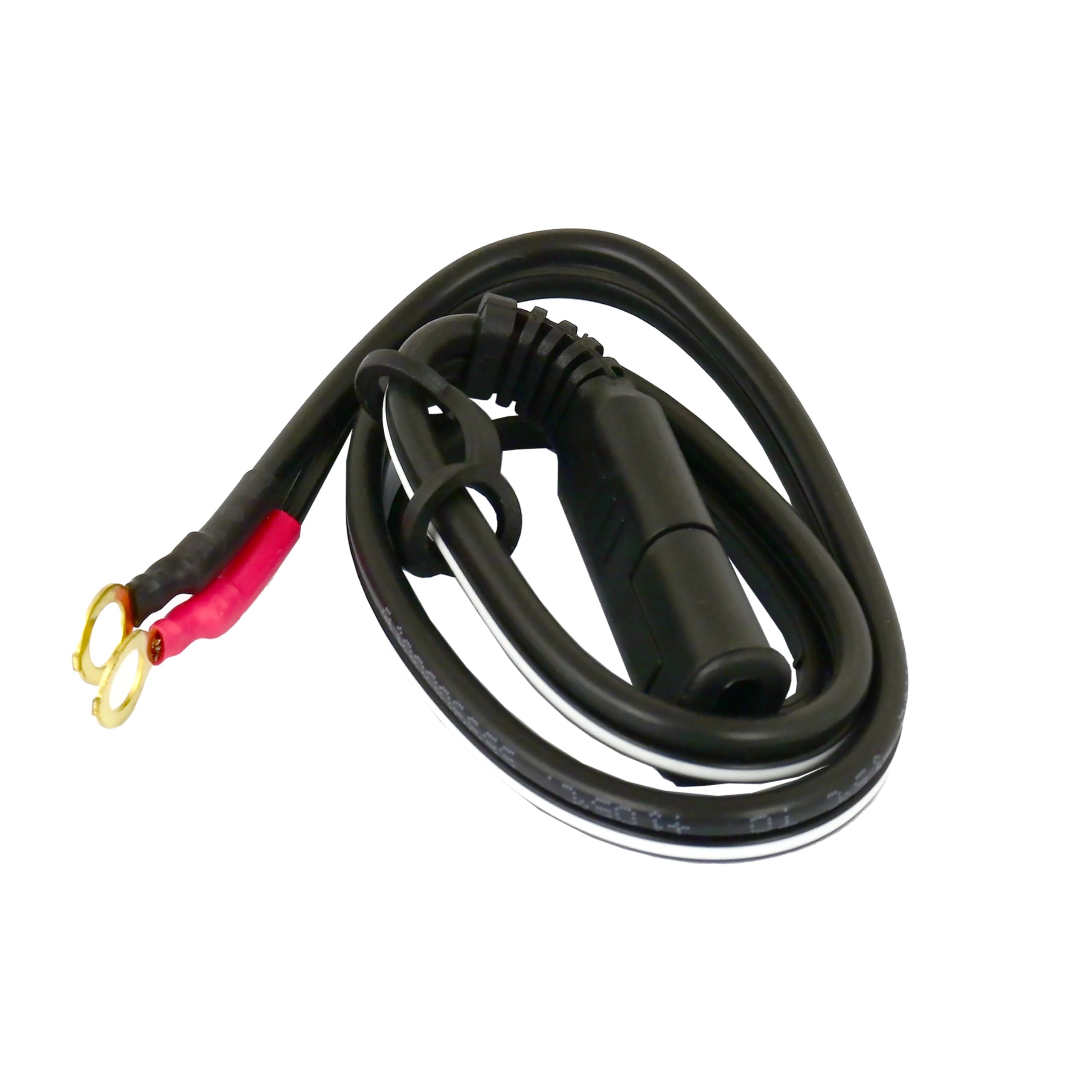 Schumacher Electric Ring Connection Cable for Battery Chargers and Maintainers, WM-12, 18 Inches, Quick Connect, for Motorcycle, Power Sport,and Lawn Tractor Batteries