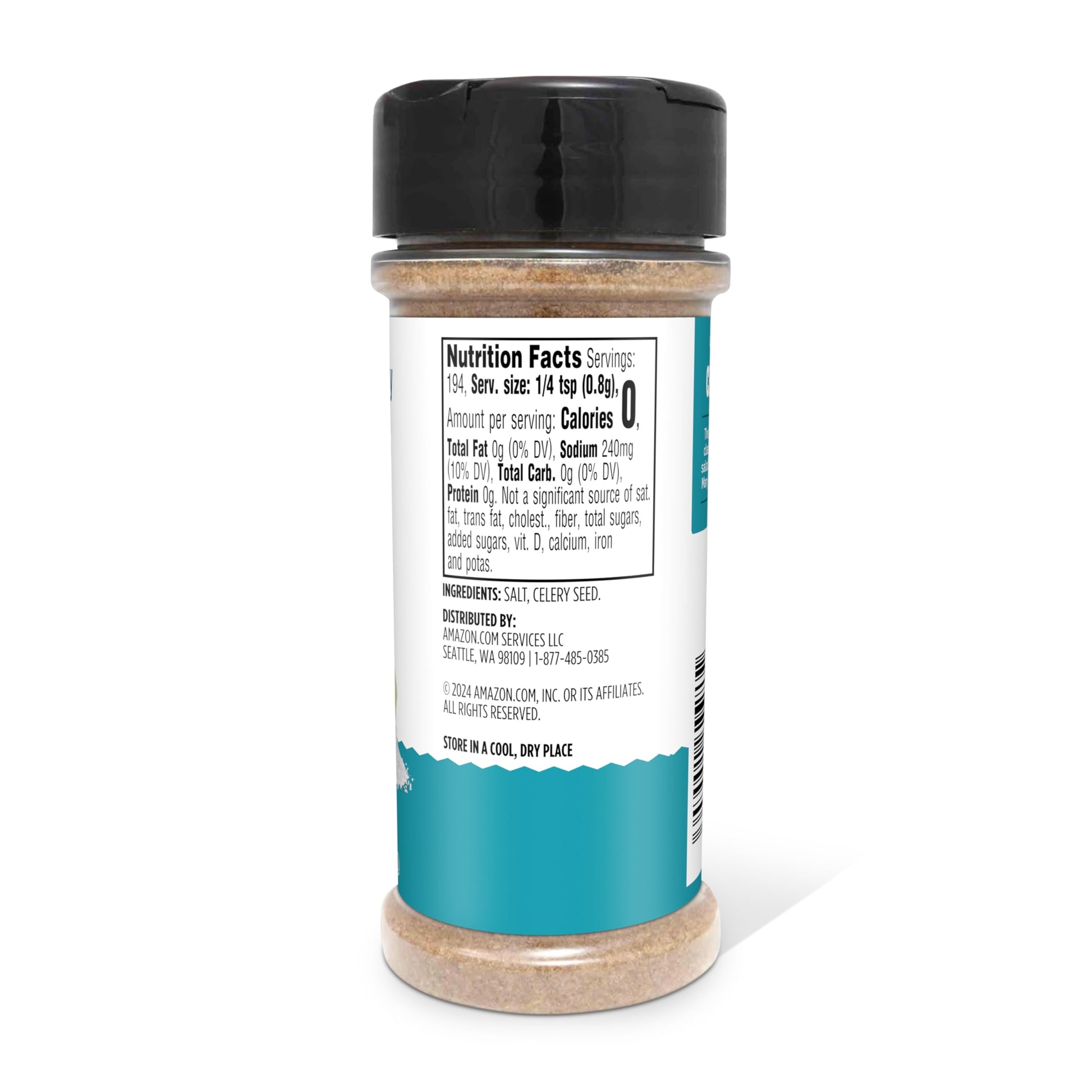 Amazon Grocery, Celery Salt, 5.5 Oz (Previously Happy Belly, Packaging May Vary)
