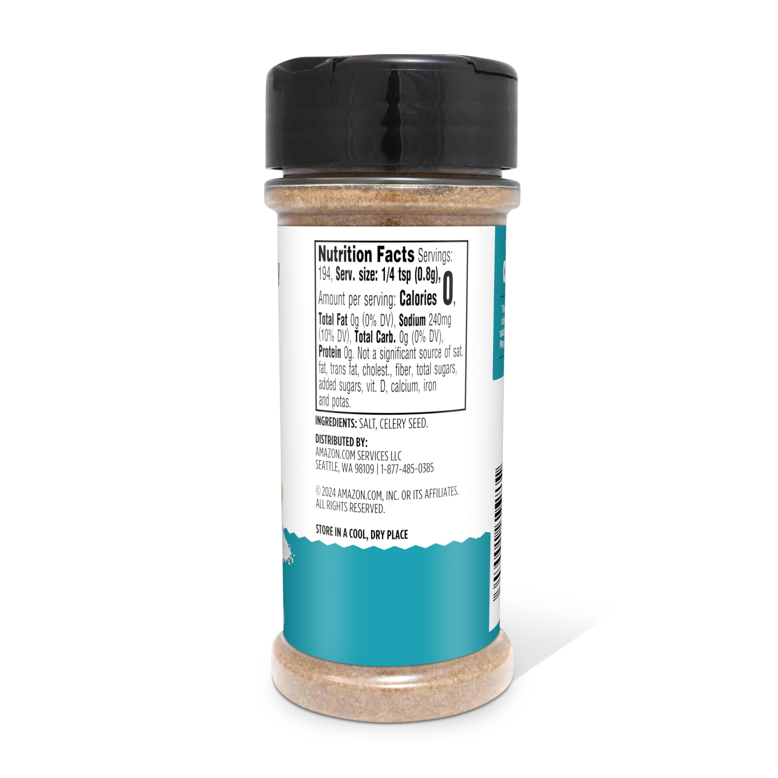 Amazon Grocery, Celery Salt, 5.5 Oz (Previously Happy Belly, Packaging May Vary)