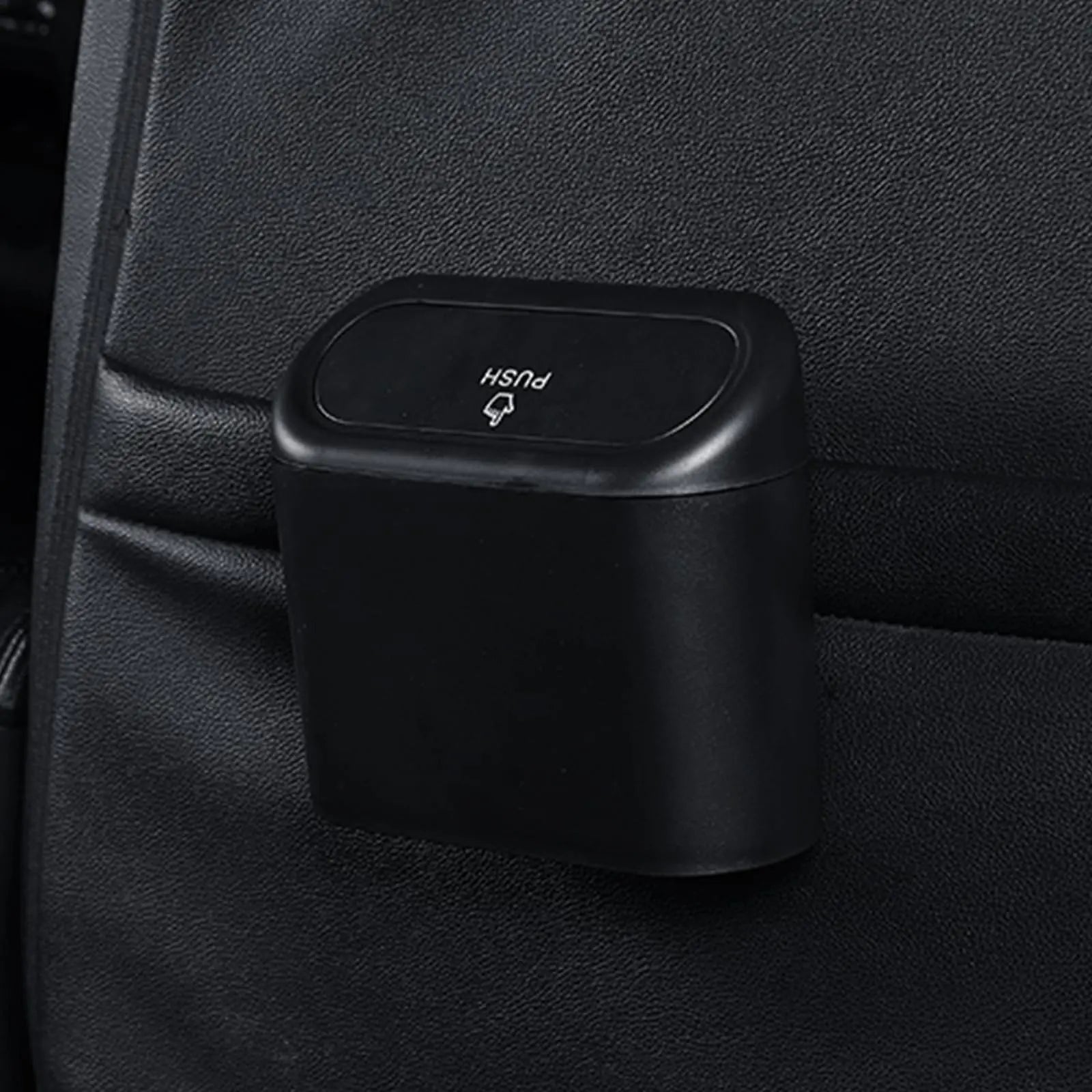 Accmor Car Trash Can with Lid, Mini Auto Dustbin Garbage Organizer with 30 Pcs Plastic Trash Bag, Automotive Garbage Container Bin for Vehicle, Home, Office