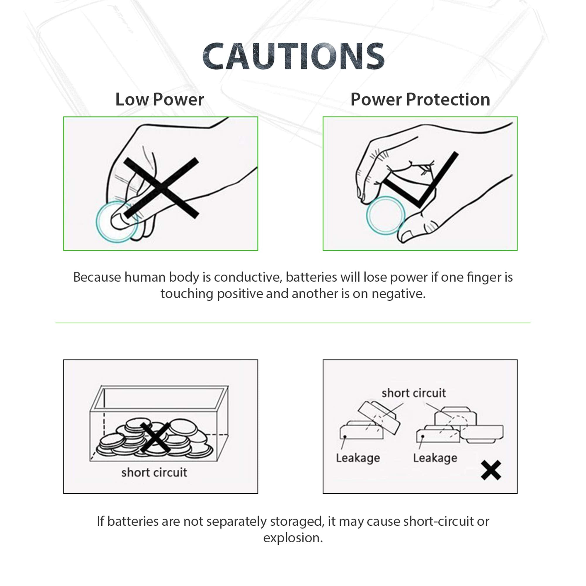 LiCB 20 Pack LR44 AG13 357 303 SR44 Battery 1.5V Button Coin Cell Batteries