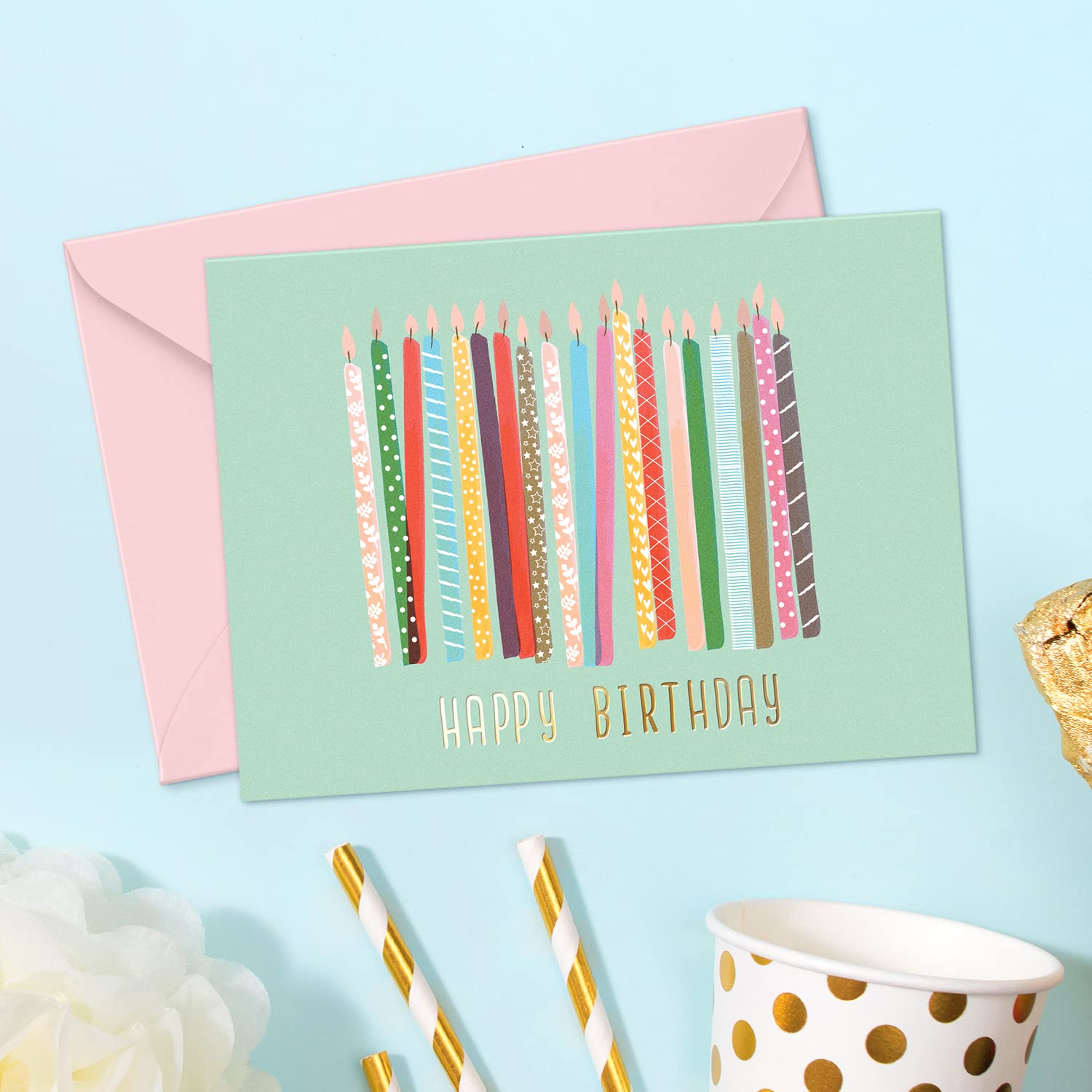 Sweetzer & Orange Happy Birthday Cards with Envelopes & Assortment Box. Variety Set of 20 Assorted Birthday Cards with Envelopes, Perfect Bulk Pack for Celebrations, Special Occasions, Friends