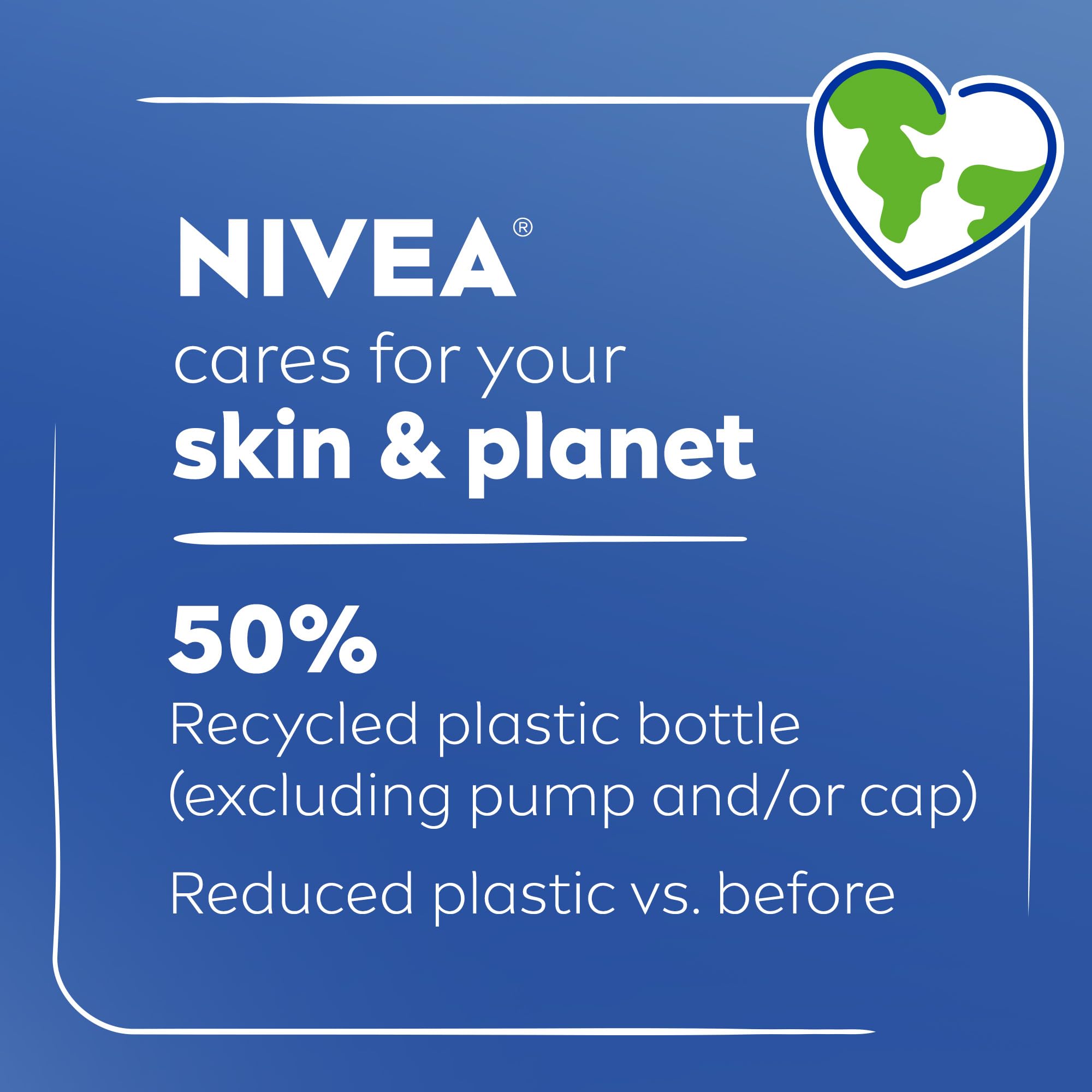 NIVEA Essentially Enriched Body Lotion for Dry Skin, Pack of 2, 16.9 Fl Oz Pump Bottles