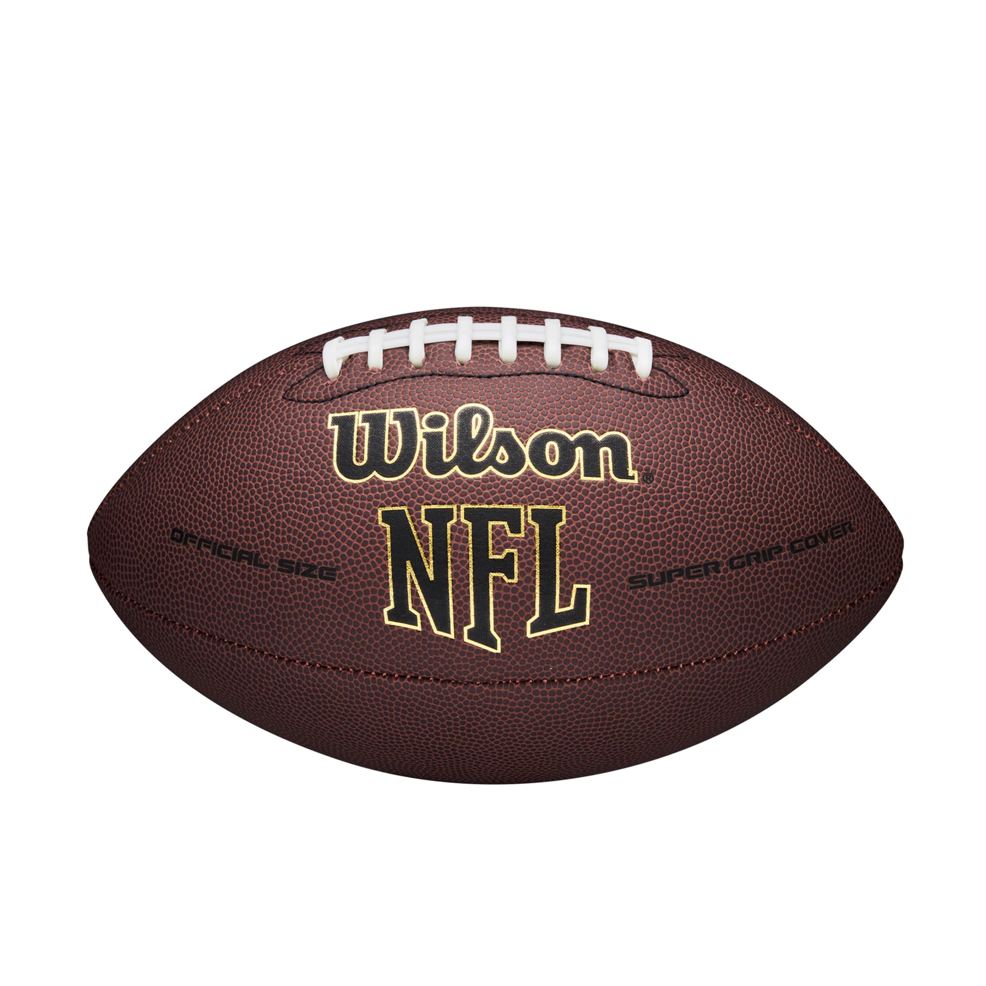 Wilson NFL Super Grip Composite Football – Offizielle Größe, Braun
