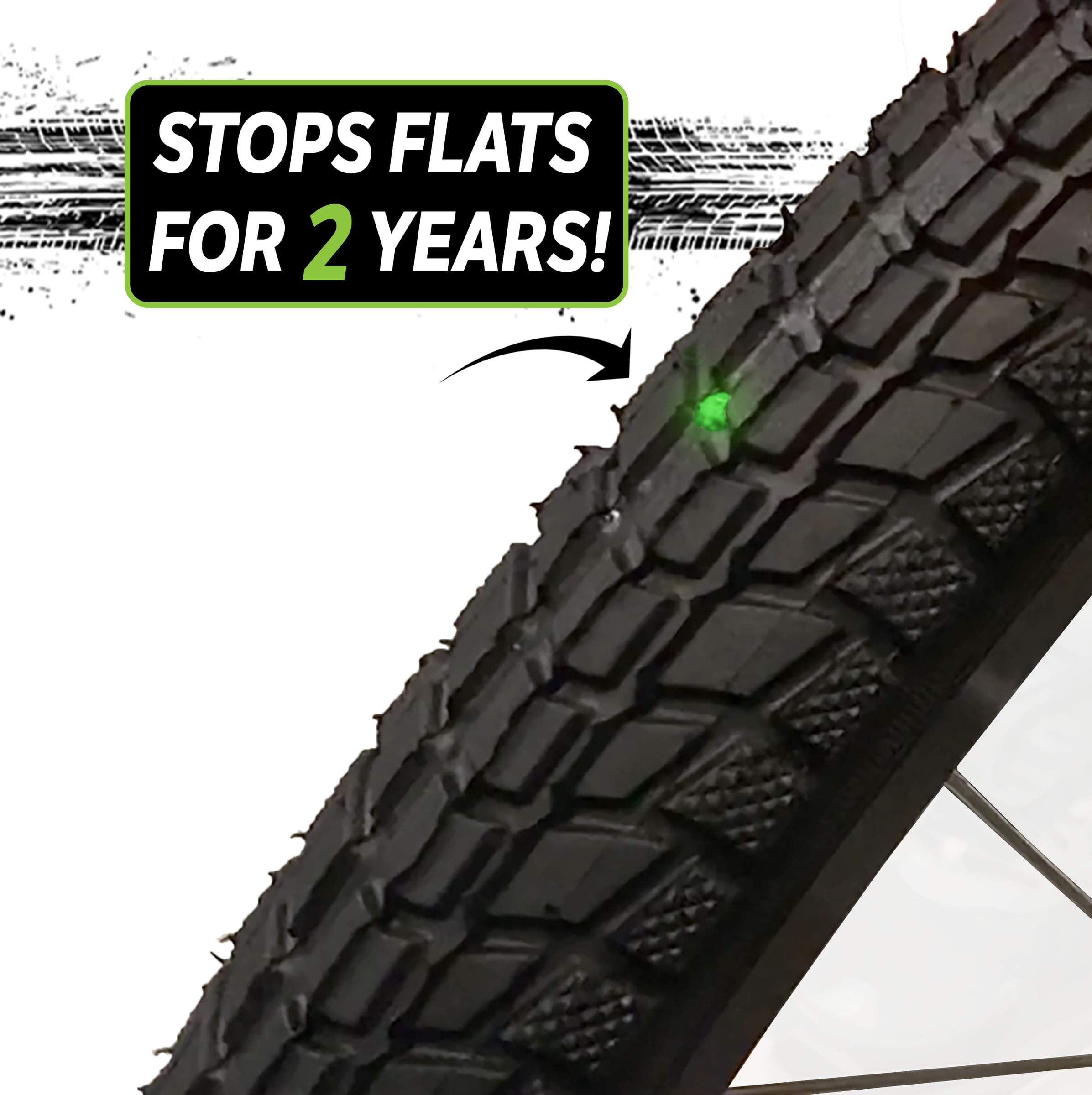 Bike Inner Tube with Slime Puncture Sealant, Extra Strong, Self Sealing, Prevent and Repair