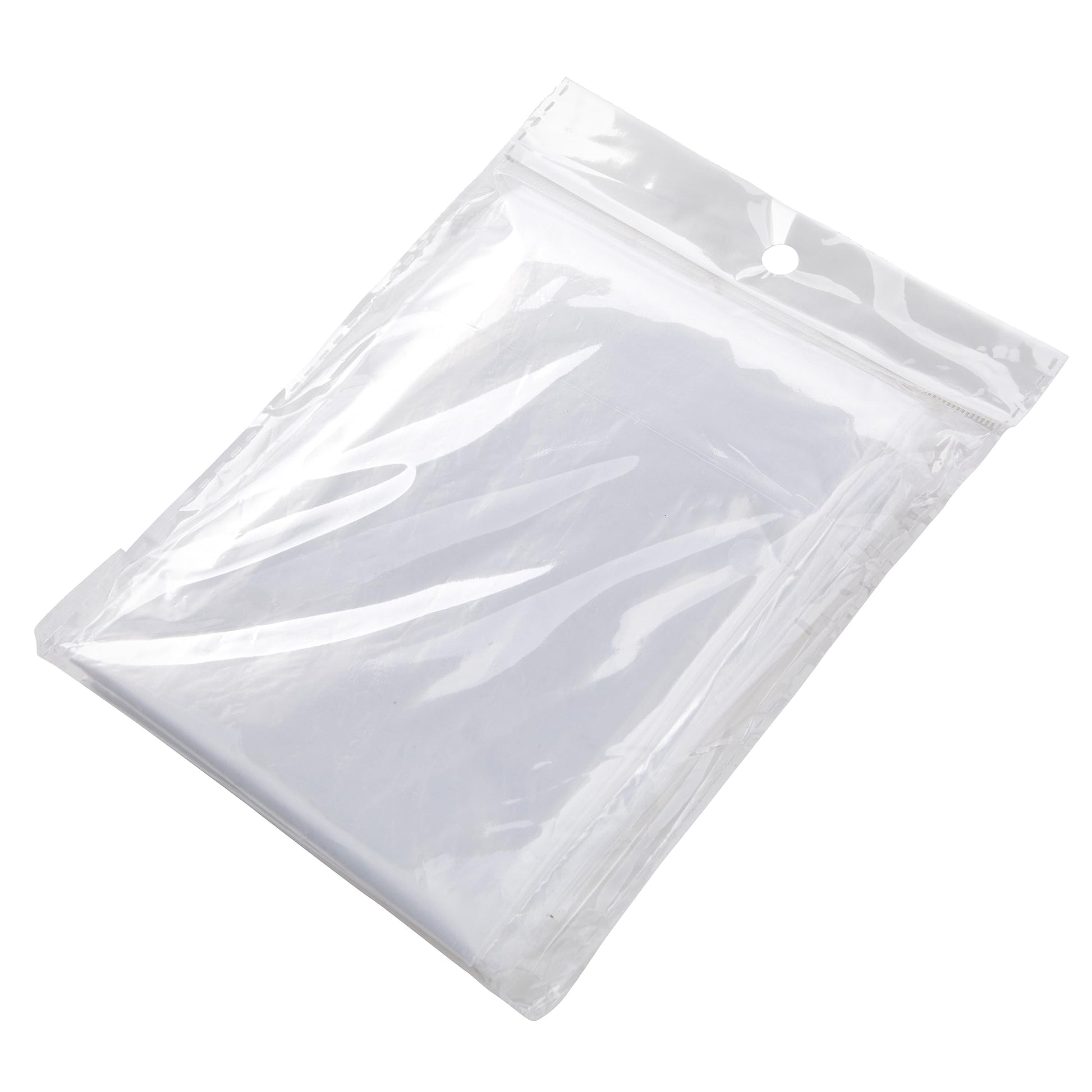 Juvale Disposable Rain Ponchos for Adults - 20-Pack, One Size, Clear Hooded - Plastic Ponchos Bulk & Emergency Rain Gear for Camping & Festivals