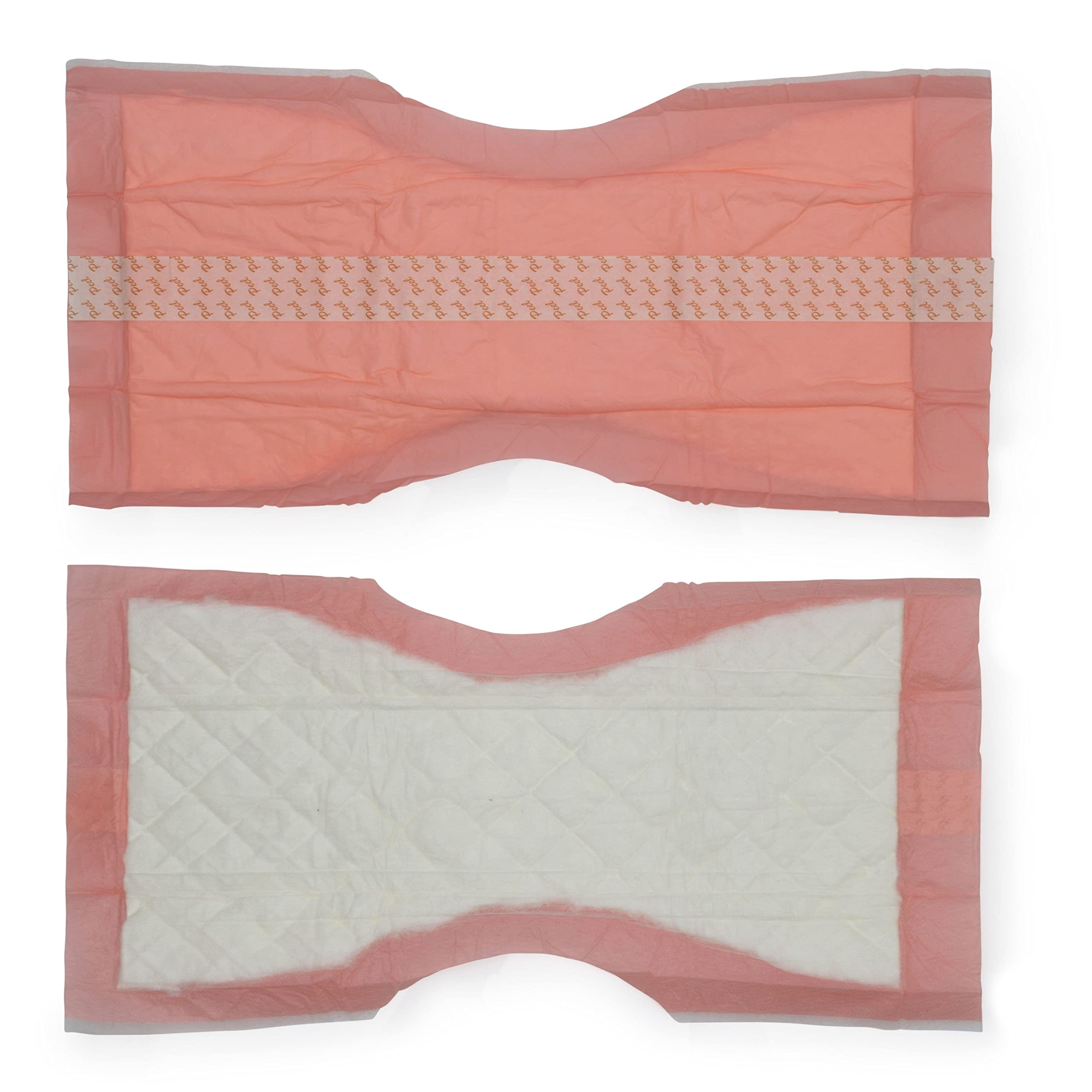 Vakly Extra Large Super-Absorbent Contoured Hospital Style Pad Liners [Pack of 40] 7" Wide X 14" Long - Maternity Pads for Heavier Post Birth Protection - Incontinence Liners 7x14 inches