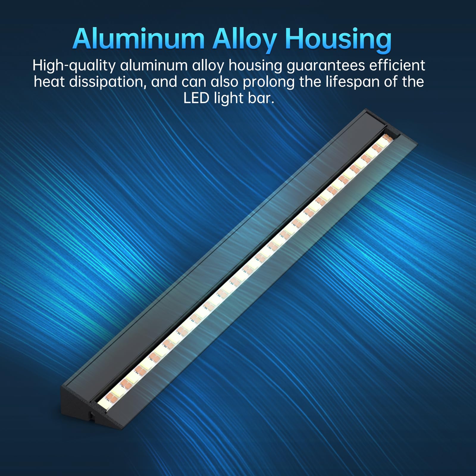 BIQU Panda Lux, Led Light Strip Upgrade Kit for Bambu-Lab P1S P1P X1C X1E 3D Printers, 5V 0.3A LED Light Bar, Magnetic Installation