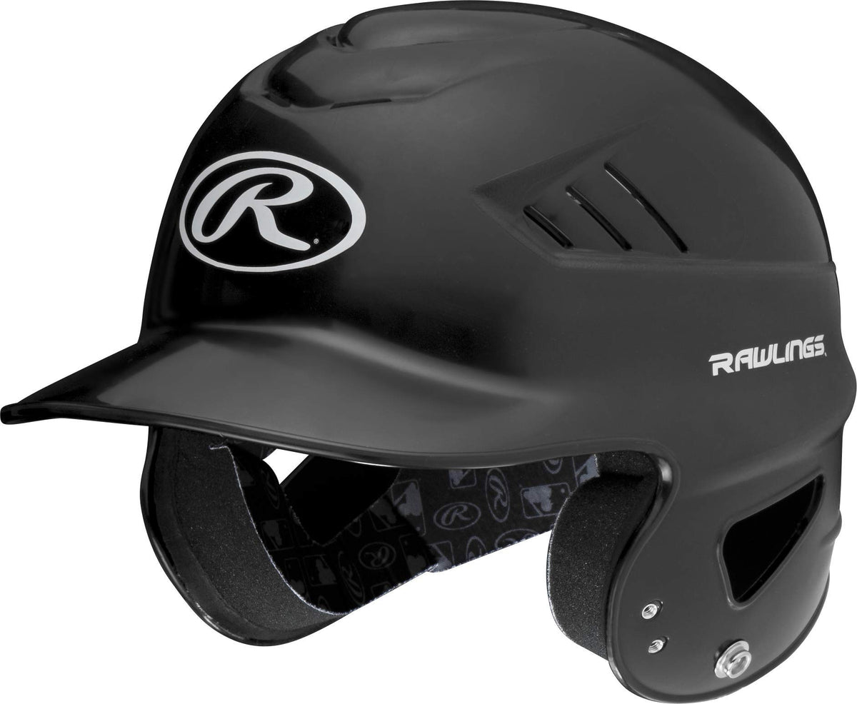 Rawlings | COOLFLO Baseballhelm | 6 1/2" - 7 1/2" Einheitsgröße | Schwarz